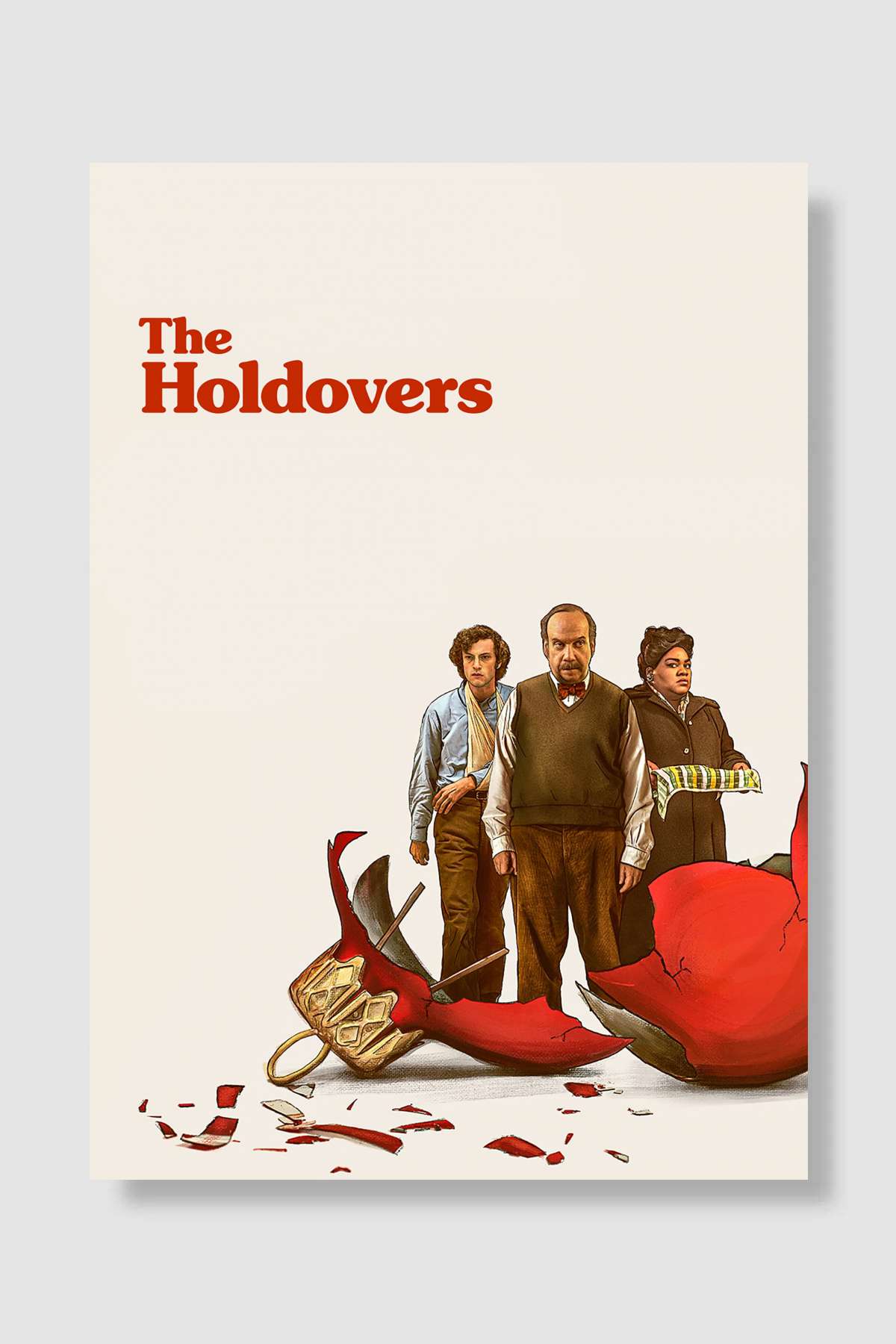 Geride Kalanlar - The Holdovers Film Poster Çerçevesiz Yüksek Kalite Film Afiş Duvar Poster