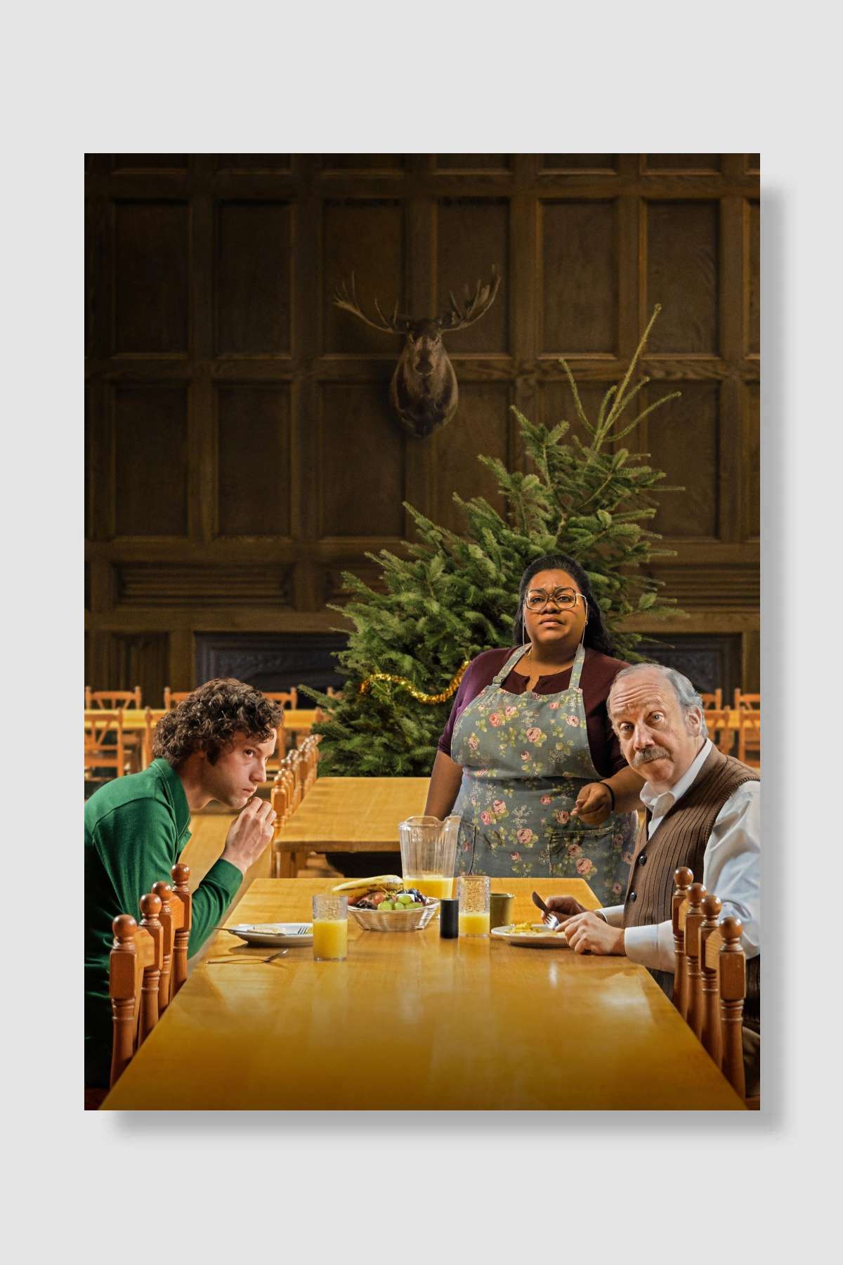 Geride Kalanlar - The Holdovers Film Poster Çerçevesiz Yüksek Kalite Film Afiş Duvar Poster