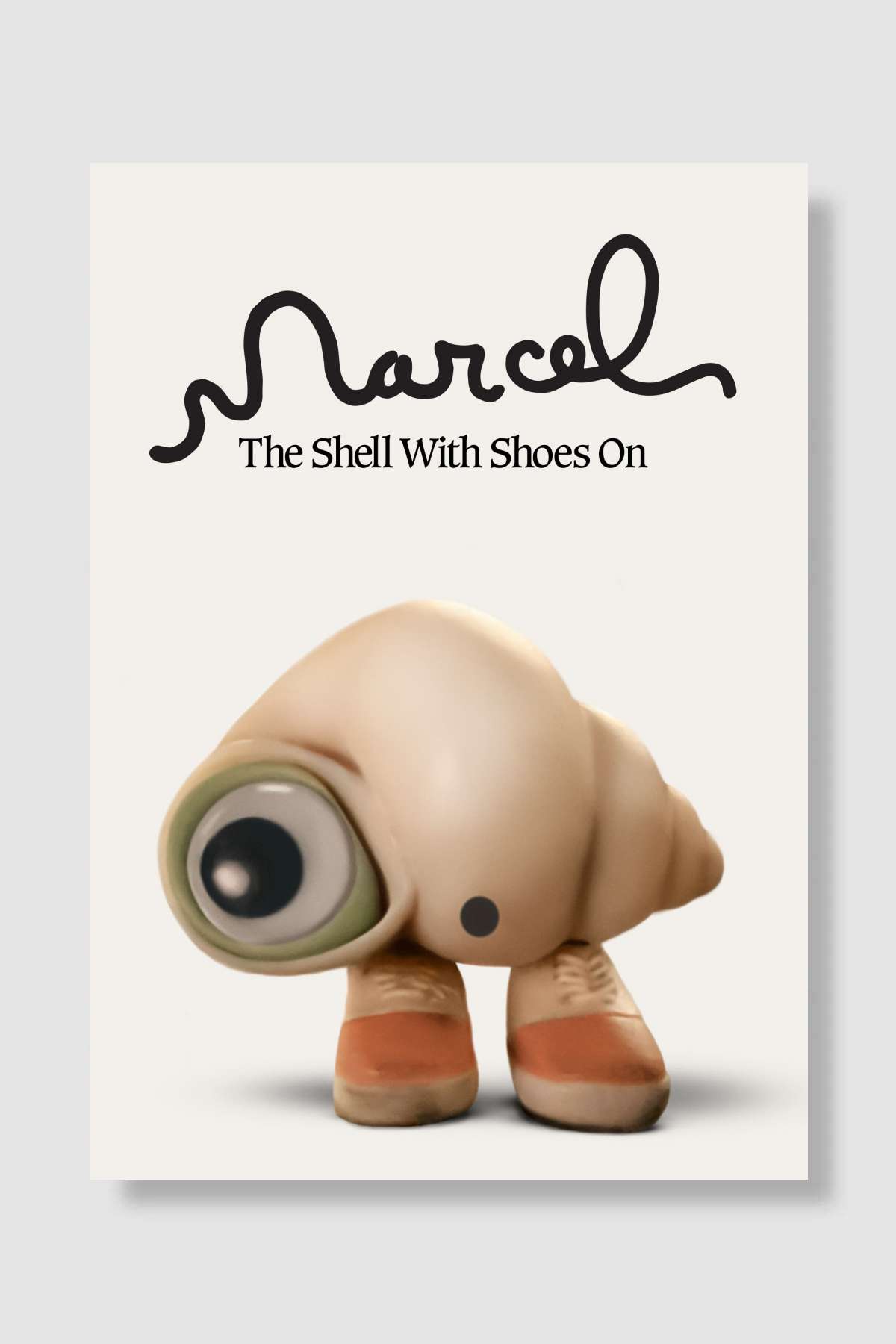 Deniz Kabuğu Marcel - Marcel the Shell with Shoes On Film Poster Çerçevesiz Yüksek Kalite Film Afiş Duvar Poster