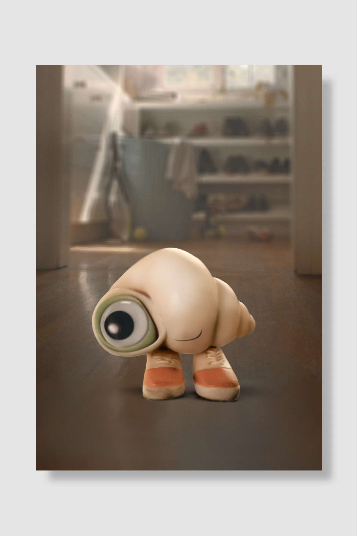 Deniz Kabuğu Marcel - Marcel the Shell with Shoes On Film Poster Çerçevesiz Yüksek Kalite Film Afiş Duvar Poster