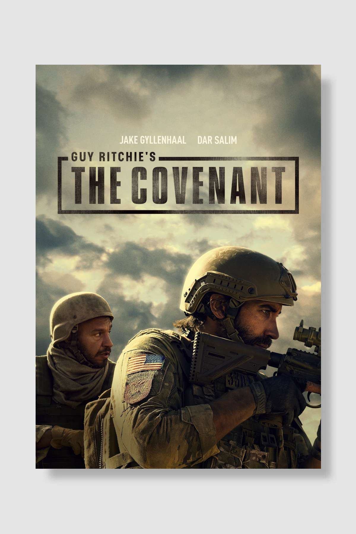 Antlaşma - Guy Ritchie's The Covenant Film Poster Çerçevesiz Yüksek Kalite Film Afiş Duvar Poster