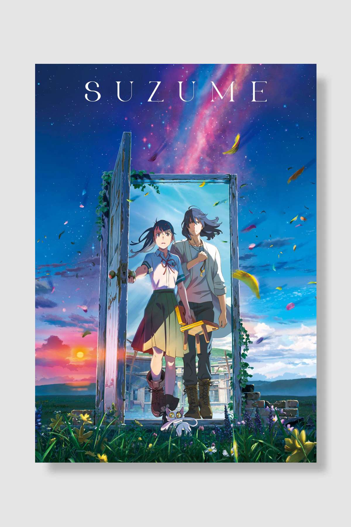 Suzume - すずめの戸締まり Film Poster Çerçevesiz Yüksek Kalite Film Afiş Duvar Poster