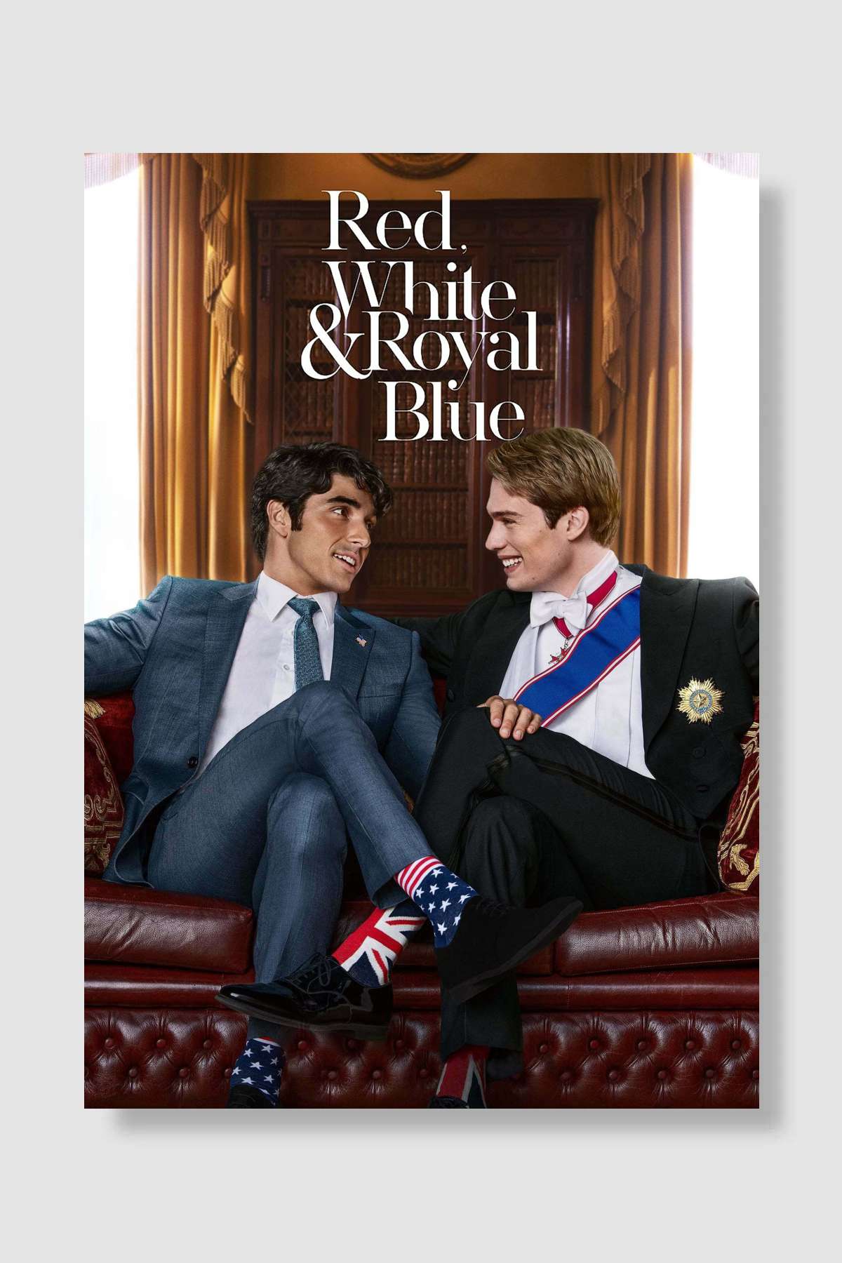 Red, White & Royal Blue Film Poster Çerçevesiz Yüksek Kalite Film Afiş Duvar Poster