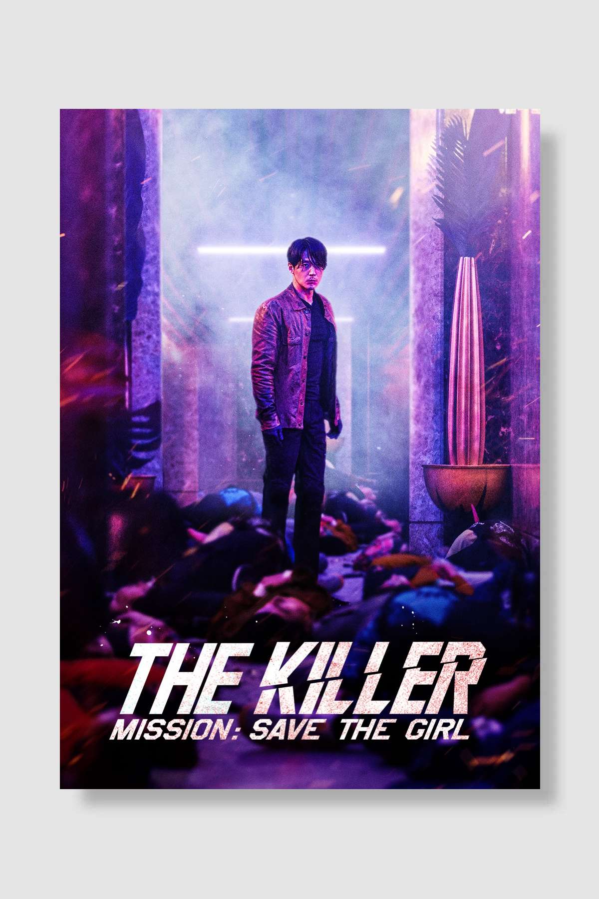 더 킬러: 죽어도 되는 아이 Film Poster Çerçevesiz Yüksek Kalite Film Afiş Duvar Poster