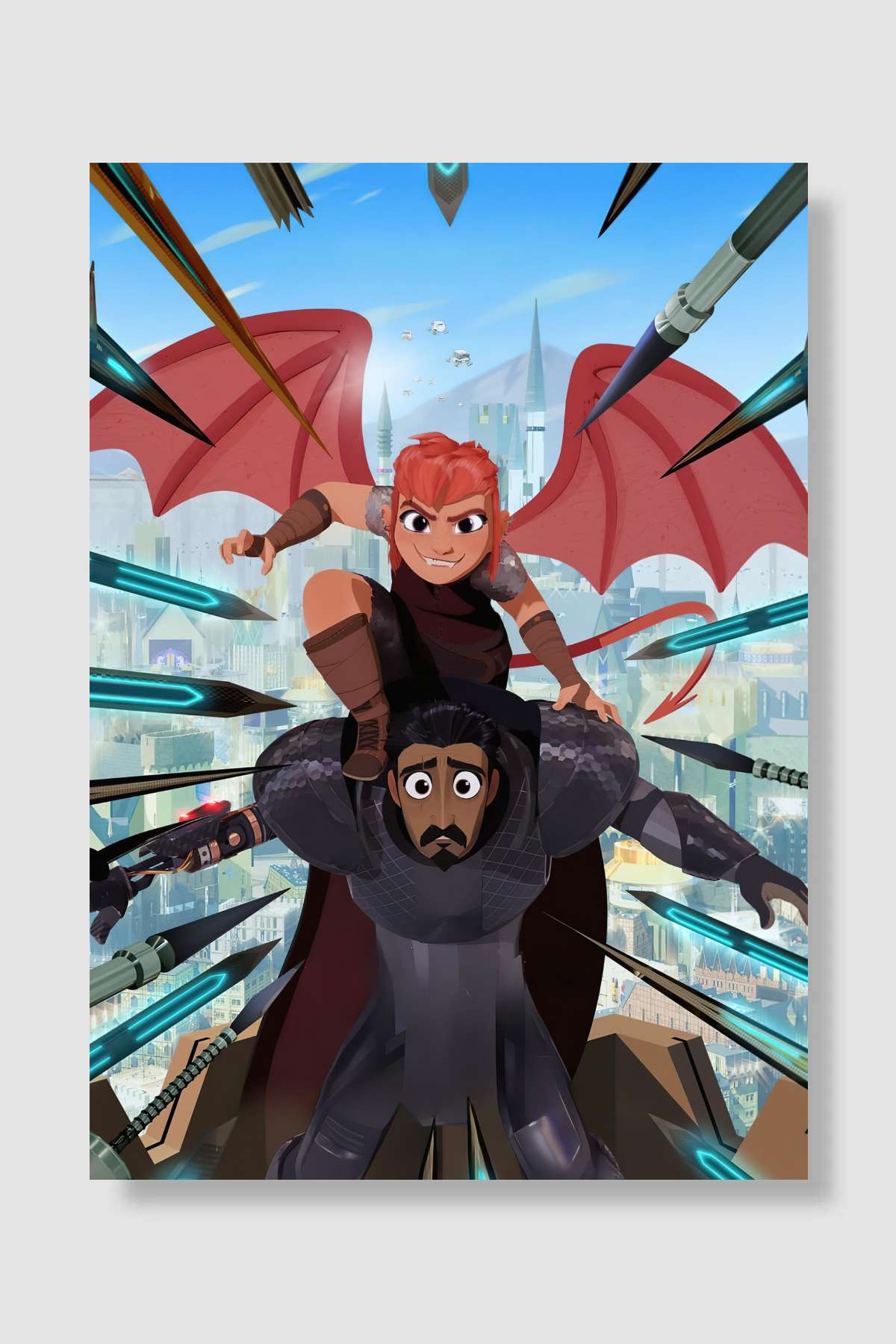 Nimona Film Poster Çerçevesiz Yüksek Kalite Film Afiş Duvar Poster