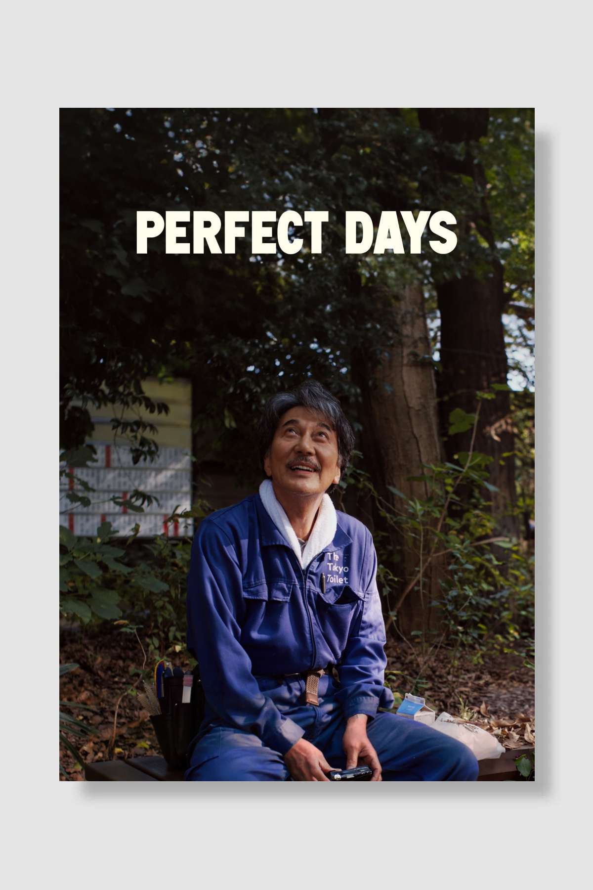 Mükemmel Günler - PERFECT DAYS Film Poster Çerçevesiz Yüksek Kalite Film Afiş Duvar Poster