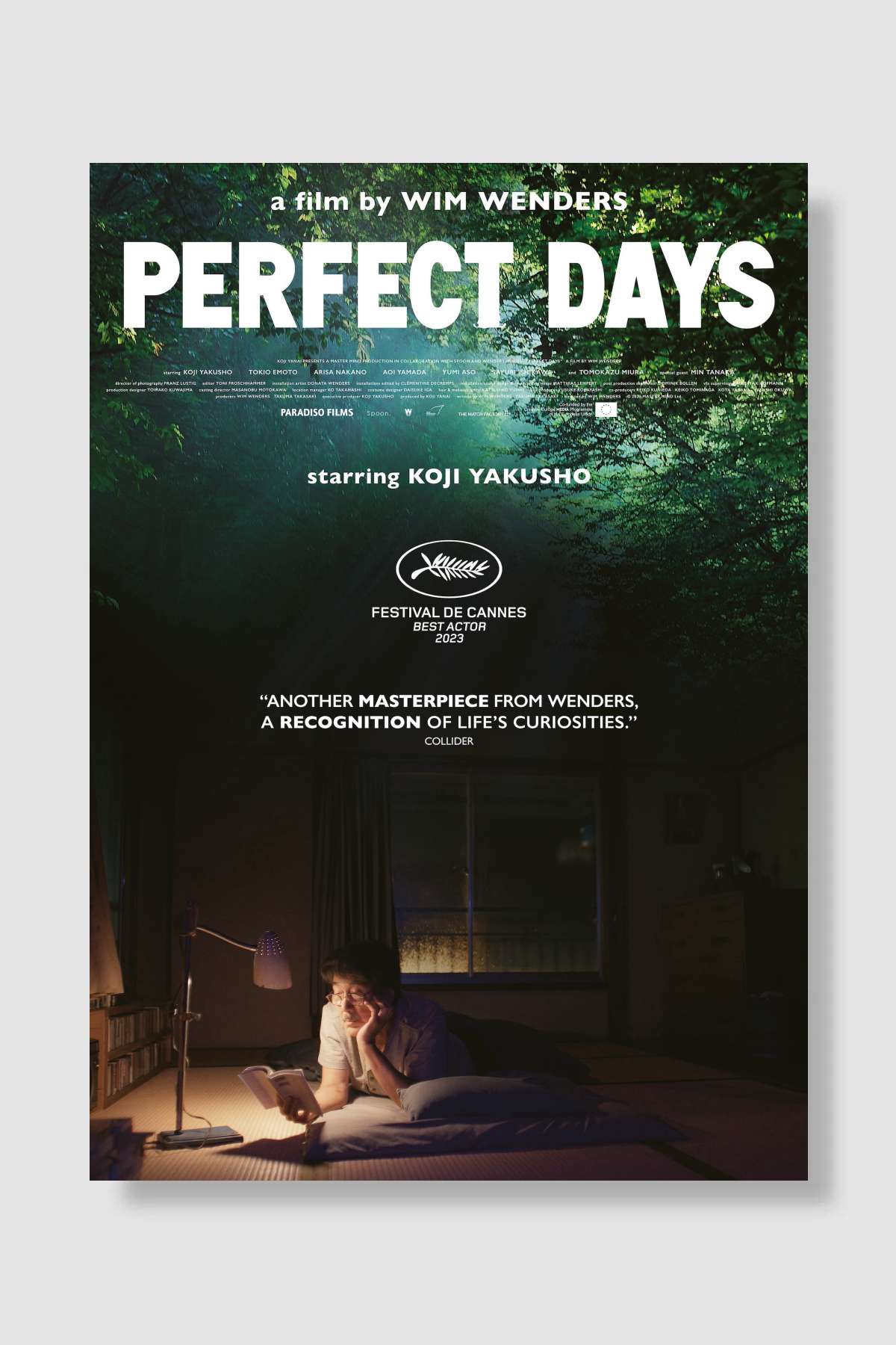 Mükemmel Günler - PERFECT DAYS Film Poster Çerçevesiz Yüksek Kalite Film Afiş Duvar Poster