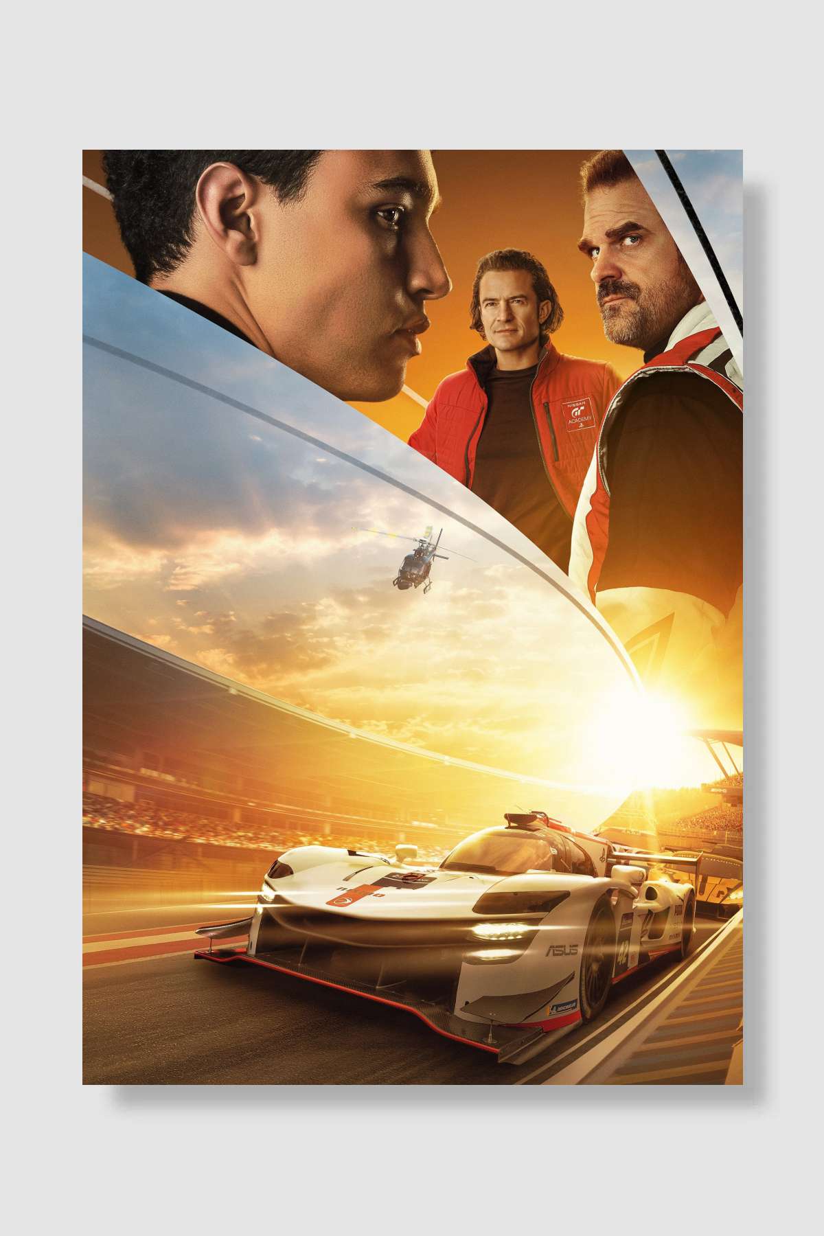 Gran Turismo Film Poster Çerçevesiz Yüksek Kalite Film Afiş Duvar Poster
