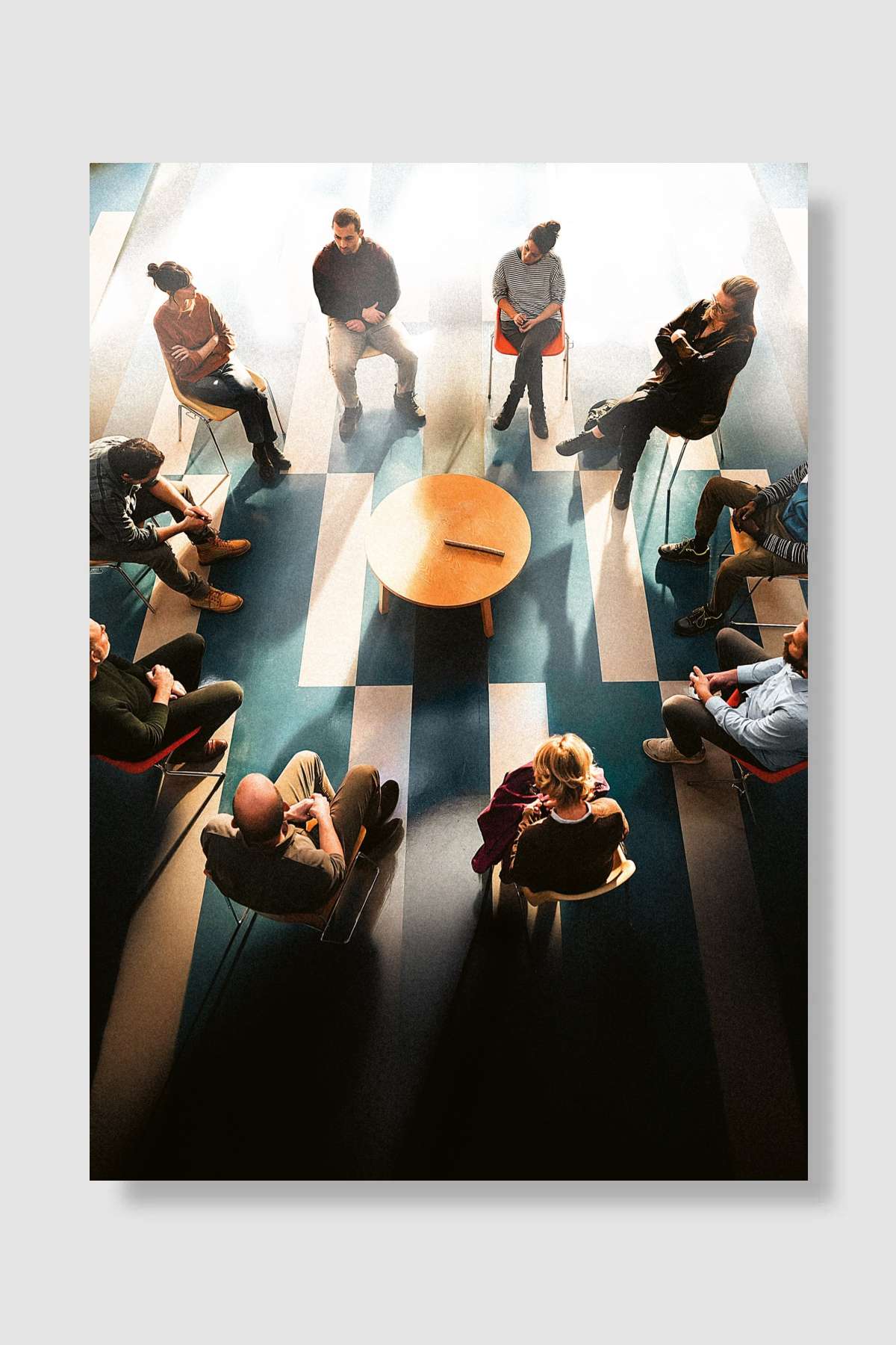 Je verrai toujours vos visages Film Poster Çerçevesiz Yüksek Kalite Film Afiş Duvar Poster