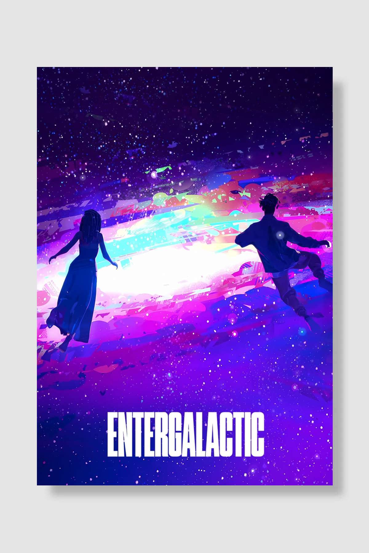 Entergalactic Film Poster Çerçevesiz Yüksek Kalite Film Afiş Duvar Poster - En İyi Fiyatlarla