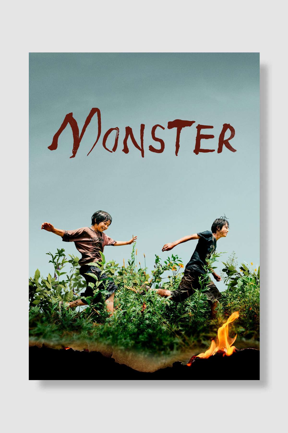 Canavar - 怪物 Film Poster Çerçevesiz Yüksek Kalite Film Afiş Duvar Poster