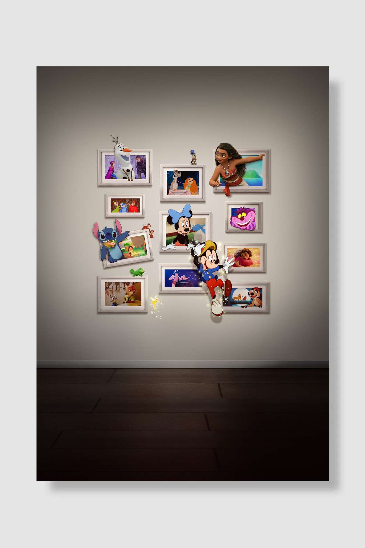 Once Upon a Studio Film Poster Çerçevesiz Yüksek Kalite Film Afiş Duvar Poster