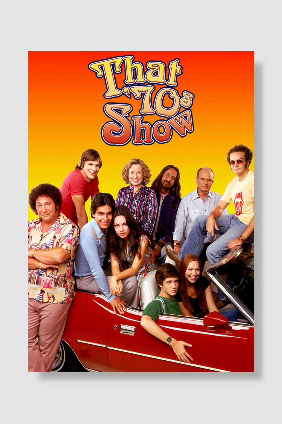 That '70s Show Dizi Poster Çerçevesiz Yüksek Kalite Dizi Afiş Duvar Poster