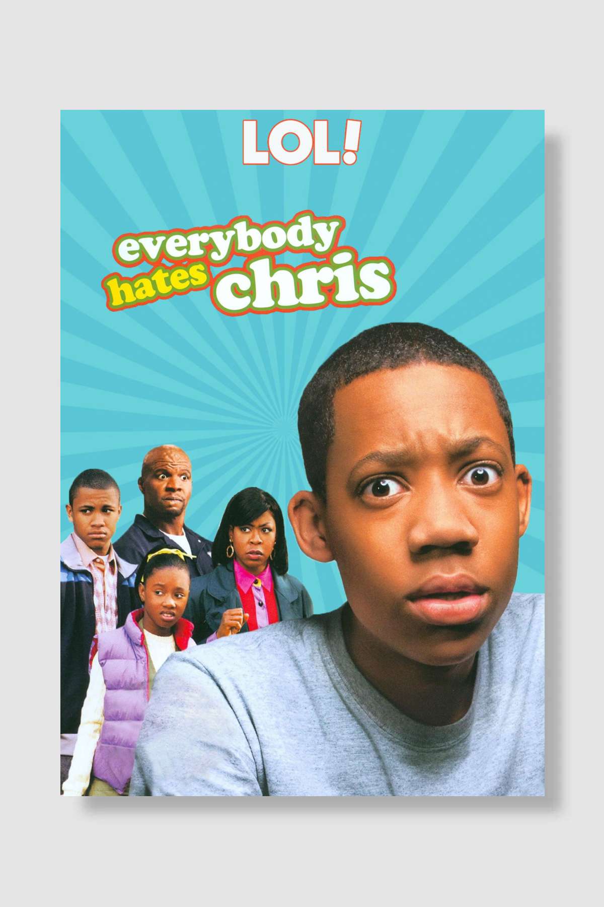 Everybody Hates Chris Dizi Poster Çerçevesiz Yüksek Kalite Dizi Afiş Duvar Poster