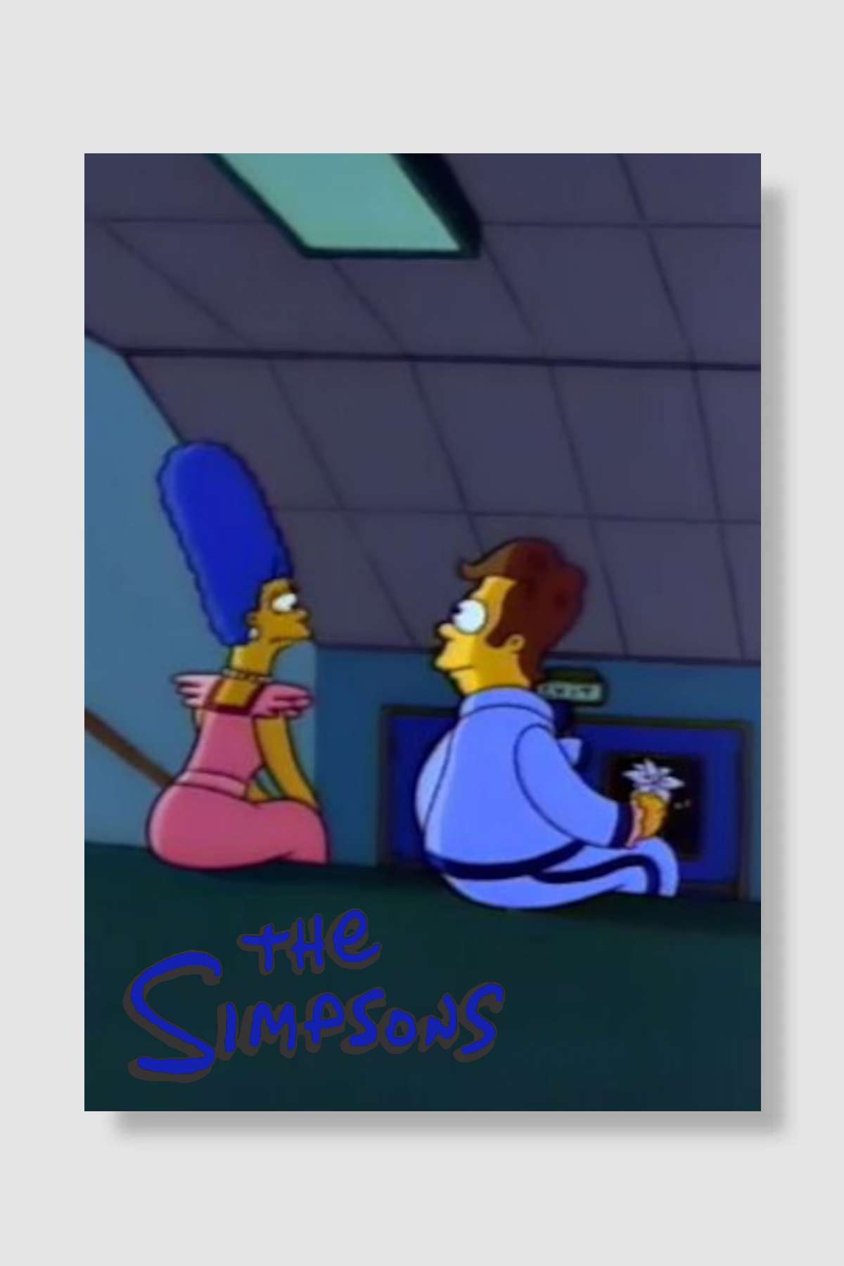 The Simpsons Dizi Poster Çerçevesiz Yüksek Kalite Dizi Afiş Duvar Poster
