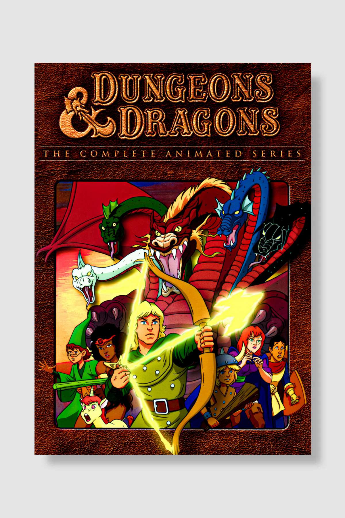 Dungeons & Dragons Dizi Poster Çerçevesiz Yüksek Kalite Dizi Afiş Duvar Poster