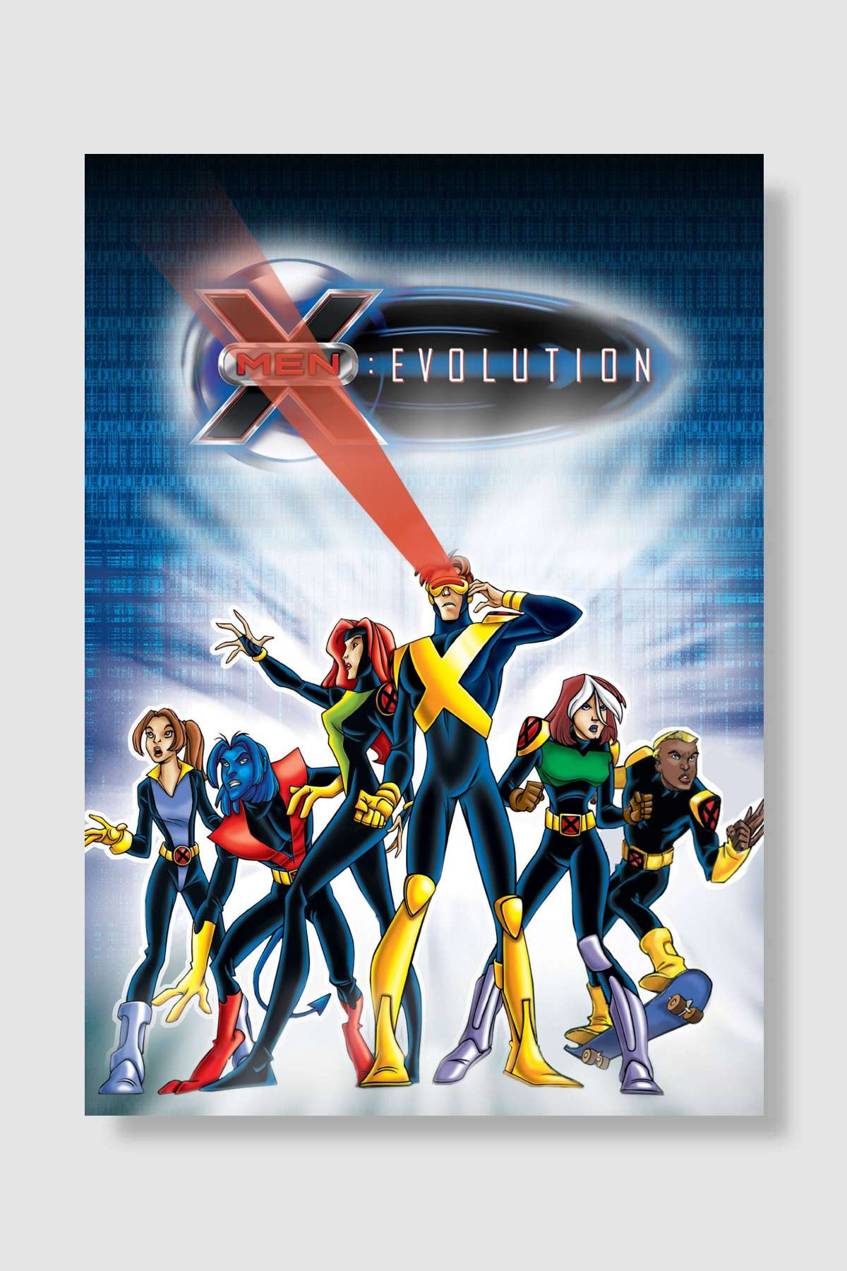 X-Men: Evolution Dizi Poster Çerçevesiz Yüksek Kalite Dizi Afiş Duvar Poster