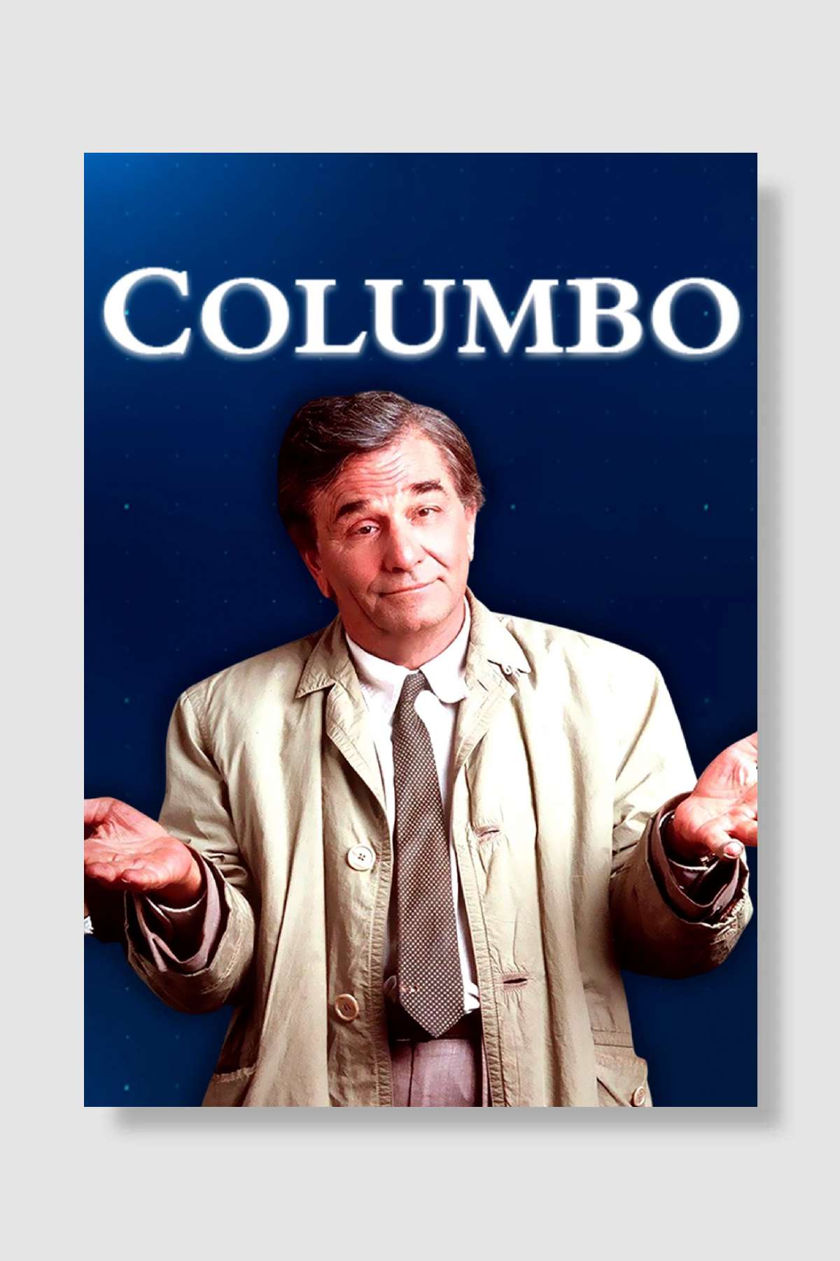 Columbo Dizi Poster Çerçevesiz Yüksek Kalite Dizi Afiş Duvar Poster
