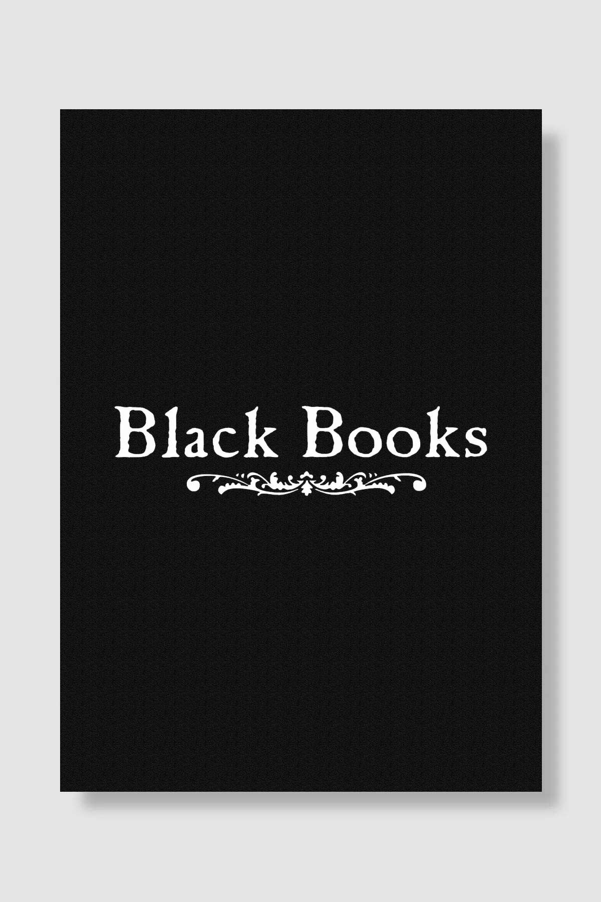 Black Books Dizi Poster Çerçevesiz Yüksek Kalite Dizi Afiş Duvar Poster