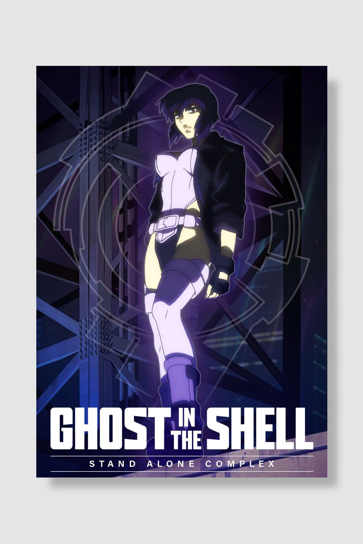 攻殻機動隊 STAND ALONE COMPLEX Dizi Poster Çerçevesiz Yüksek Kalite Dizi Afiş Duvar Poster