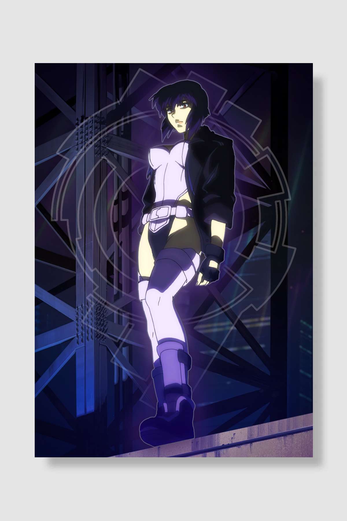 攻殻機動隊 STAND ALONE COMPLEX Dizi Poster Çerçevesiz Yüksek Kalite Dizi Afiş Duvar Poster