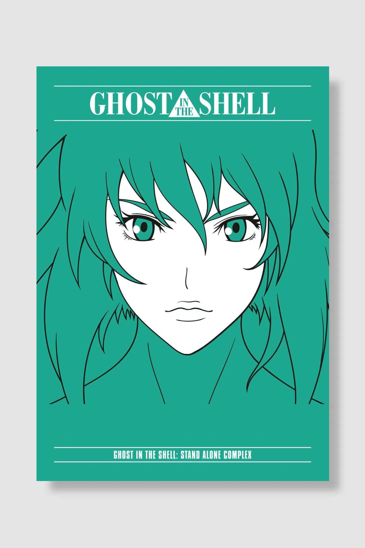 攻殻機動隊 STAND ALONE COMPLEX Dizi Poster Çerçevesiz Yüksek Kalite Dizi Afiş Duvar Poster