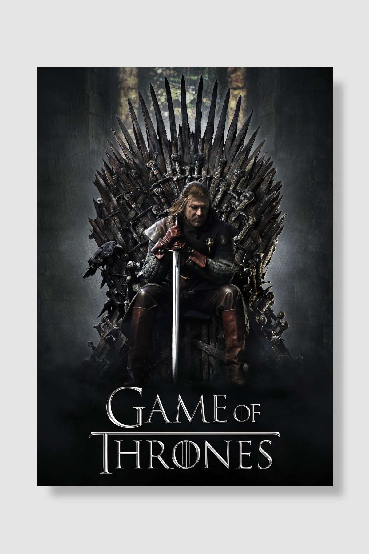 Game of Thrones Dizi Poster Çerçevesiz Yüksek Kalite Dizi Afiş Duvar Poster