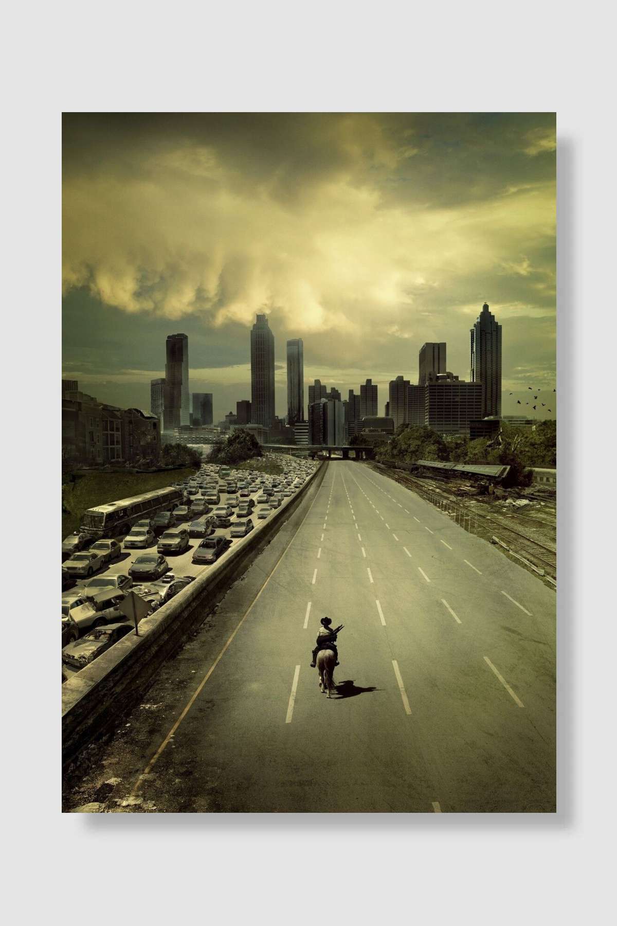 The Walking Dead Dizi Poster Çerçevesiz Yüksek Kalite Dizi Afiş Duvar Poster