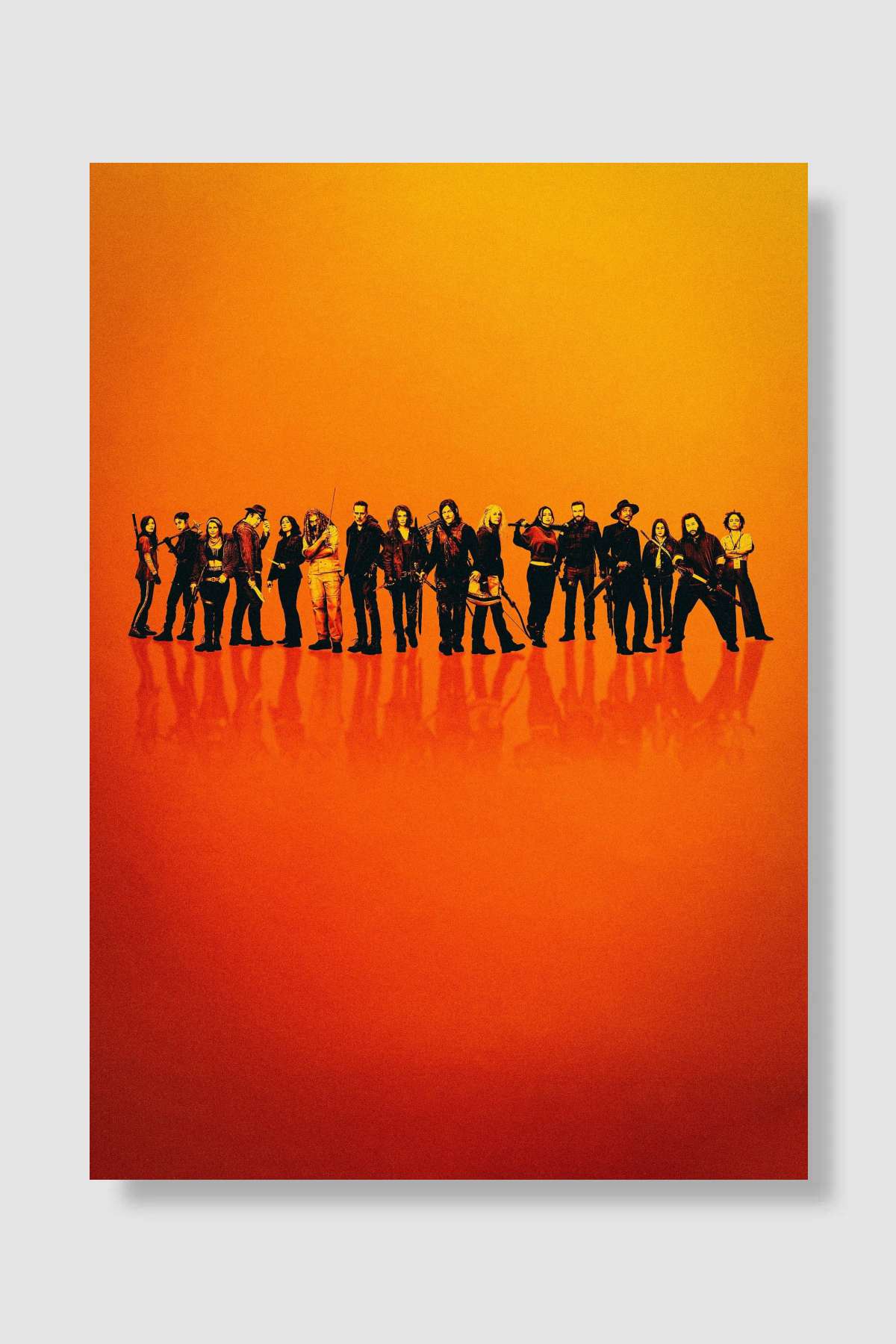 The Walking Dead Dizi Poster Çerçevesiz Yüksek Kalite Dizi Afiş Duvar Poster