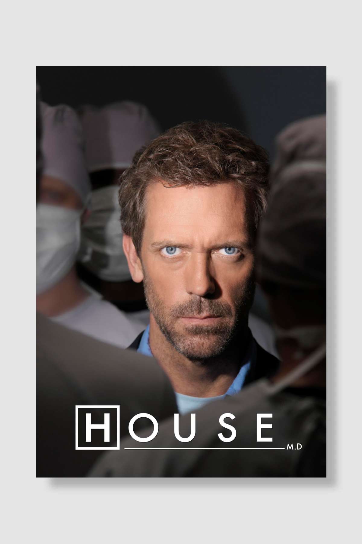 House, M.D. - House Dizi Poster Çerçevesiz Yüksek Kalite Dizi Afiş Duvar Poster