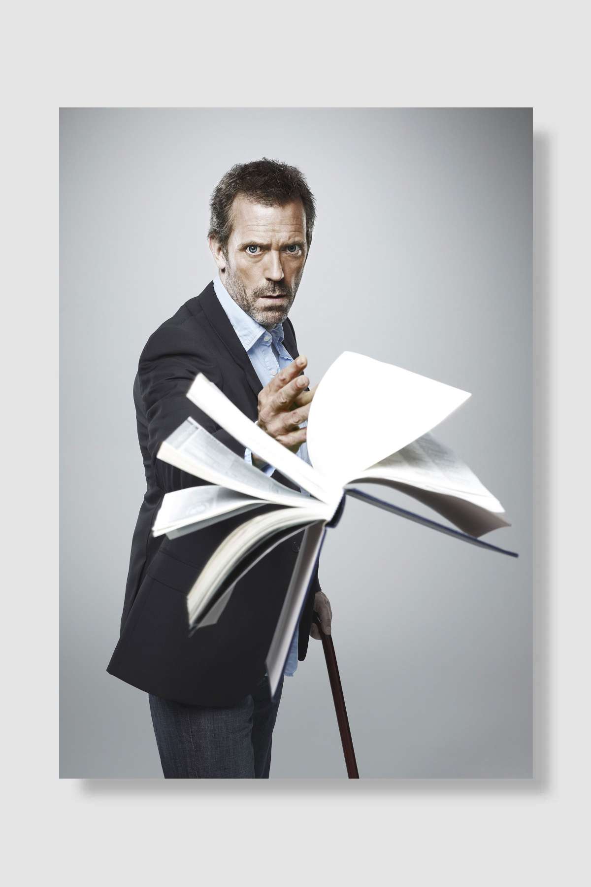 House, M.D. - House Dizi Poster Çerçevesiz Yüksek Kalite Dizi Afiş Duvar Poster