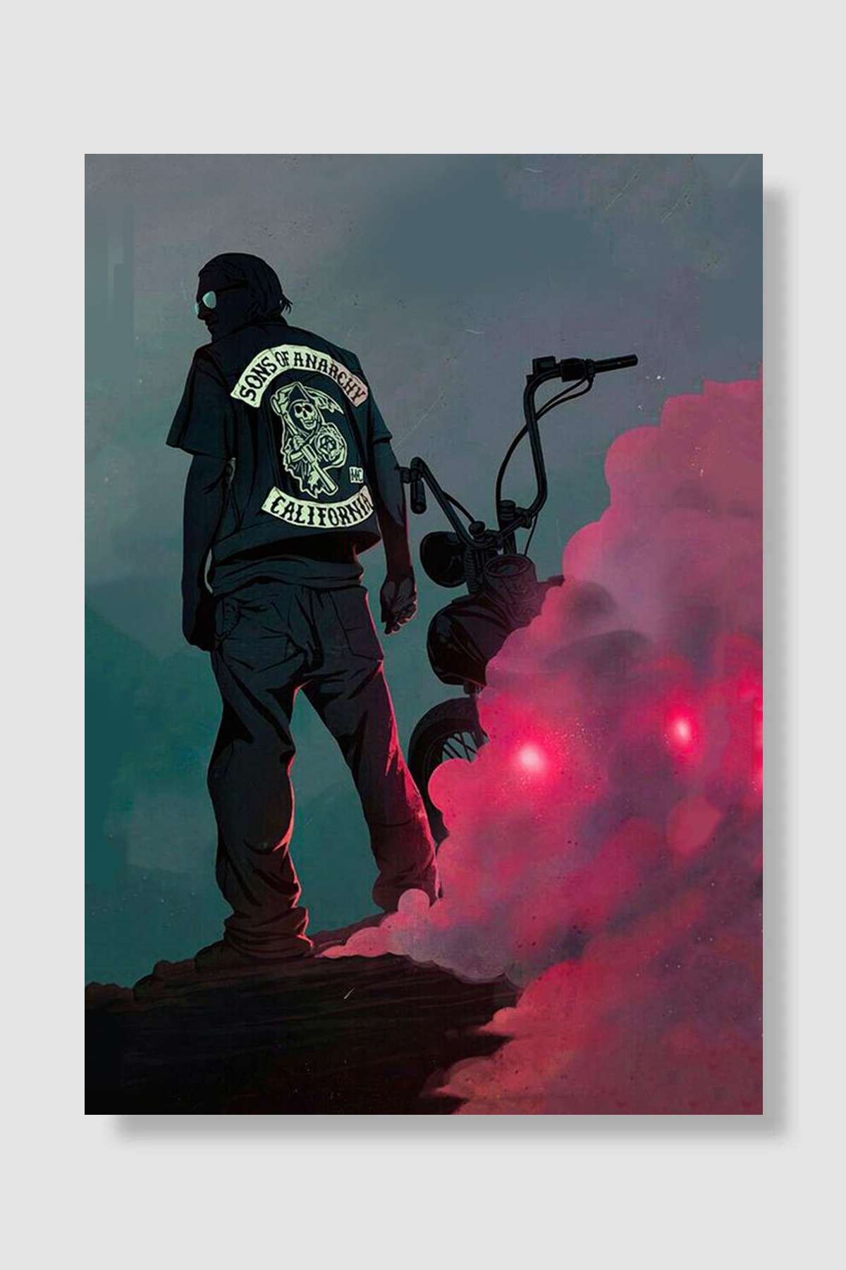 Sons of Anarchy Dizi Poster Çerçevesiz Yüksek Kalite Dizi Afiş Duvar Poster