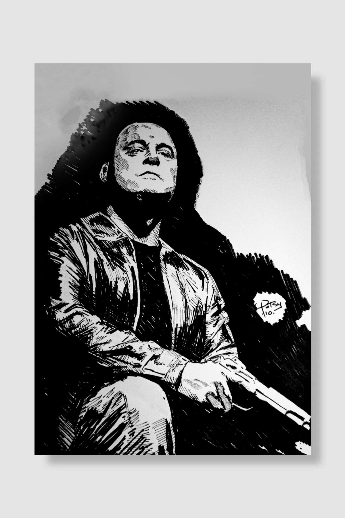 The Shield Dizi Poster Çerçevesiz Yüksek Kalite Dizi Afiş Duvar Poster