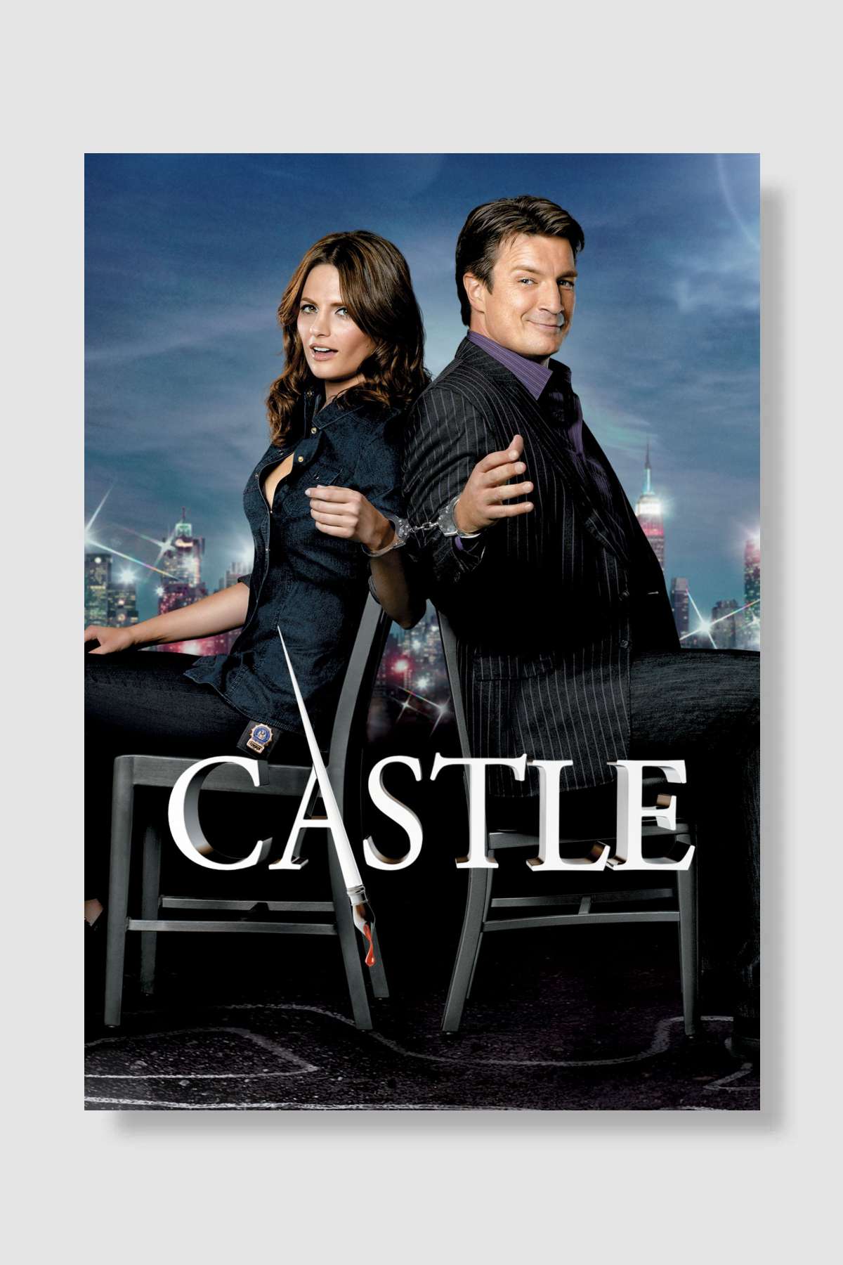 Castle Dizi Poster Çerçevesiz Yüksek Kalite Dizi Afiş Duvar Poster
