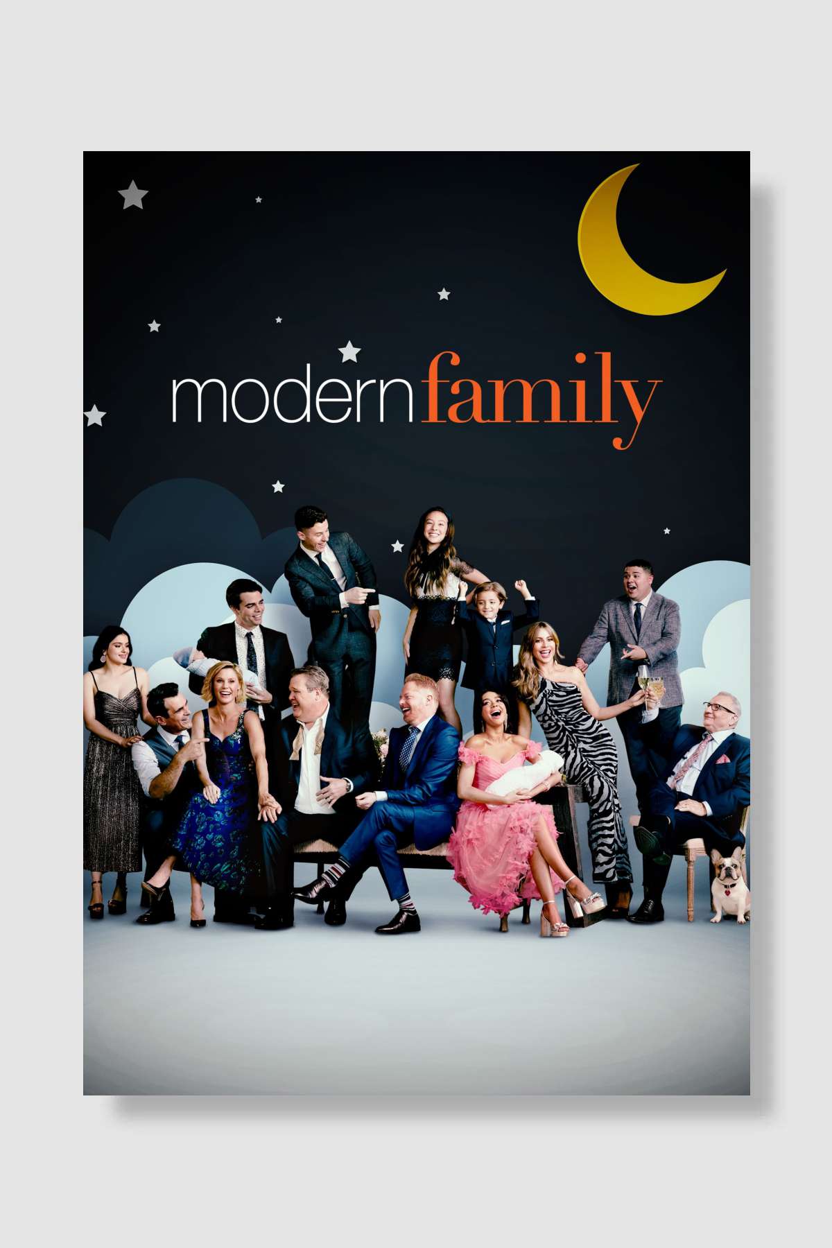 Modern Family Dizi Poster Çerçevesiz Yüksek Kalite Dizi Afiş Duvar Poster