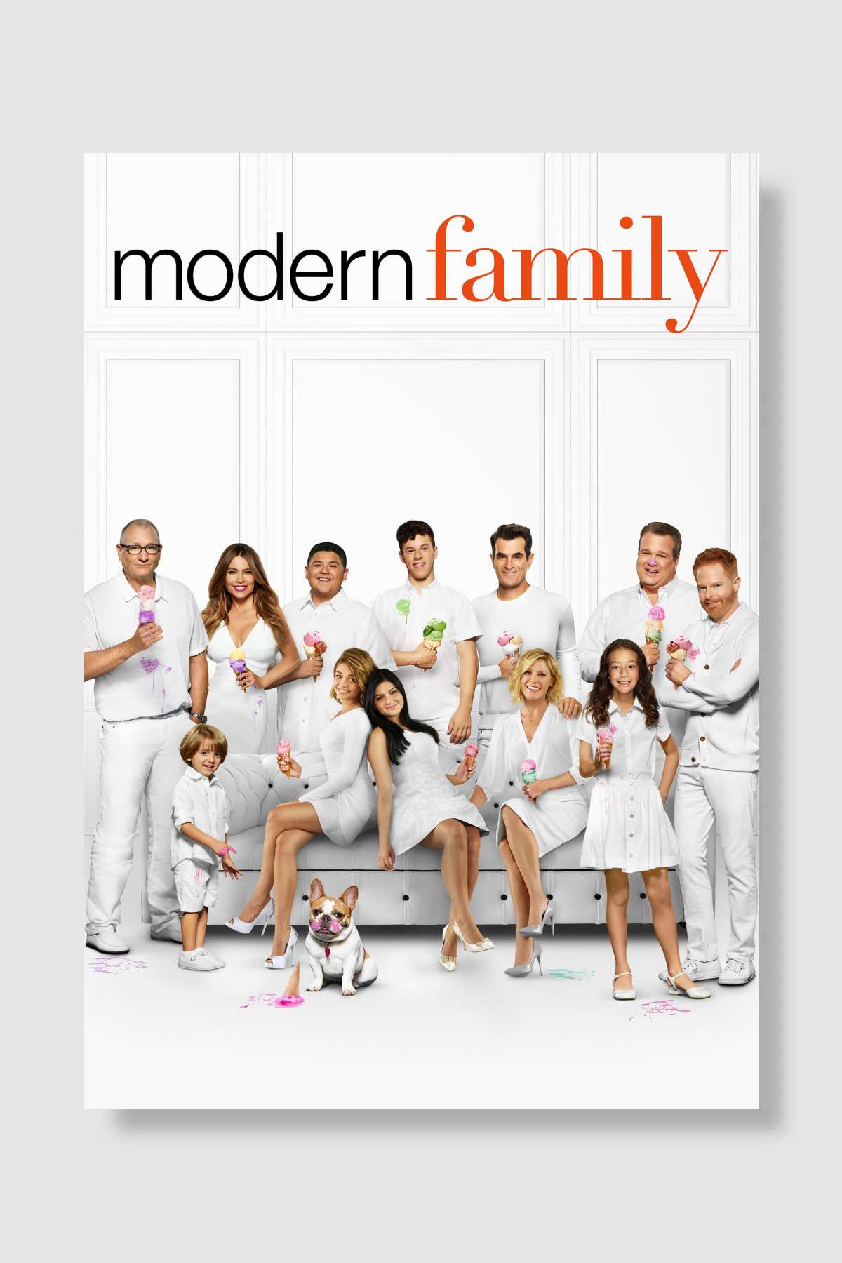 Modern Family Dizi Poster Çerçevesiz Yüksek Kalite Dizi Afiş Duvar Poster