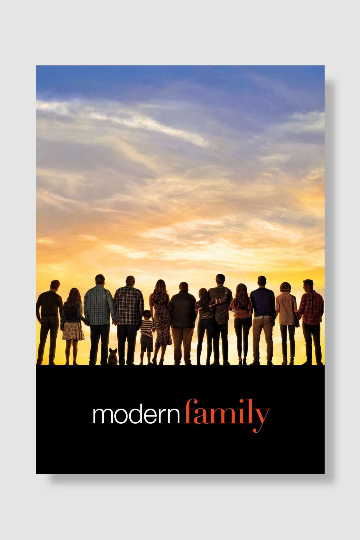 Modern Family Dizi Poster Çerçevesiz Yüksek Kalite Dizi Afiş Duvar Poster