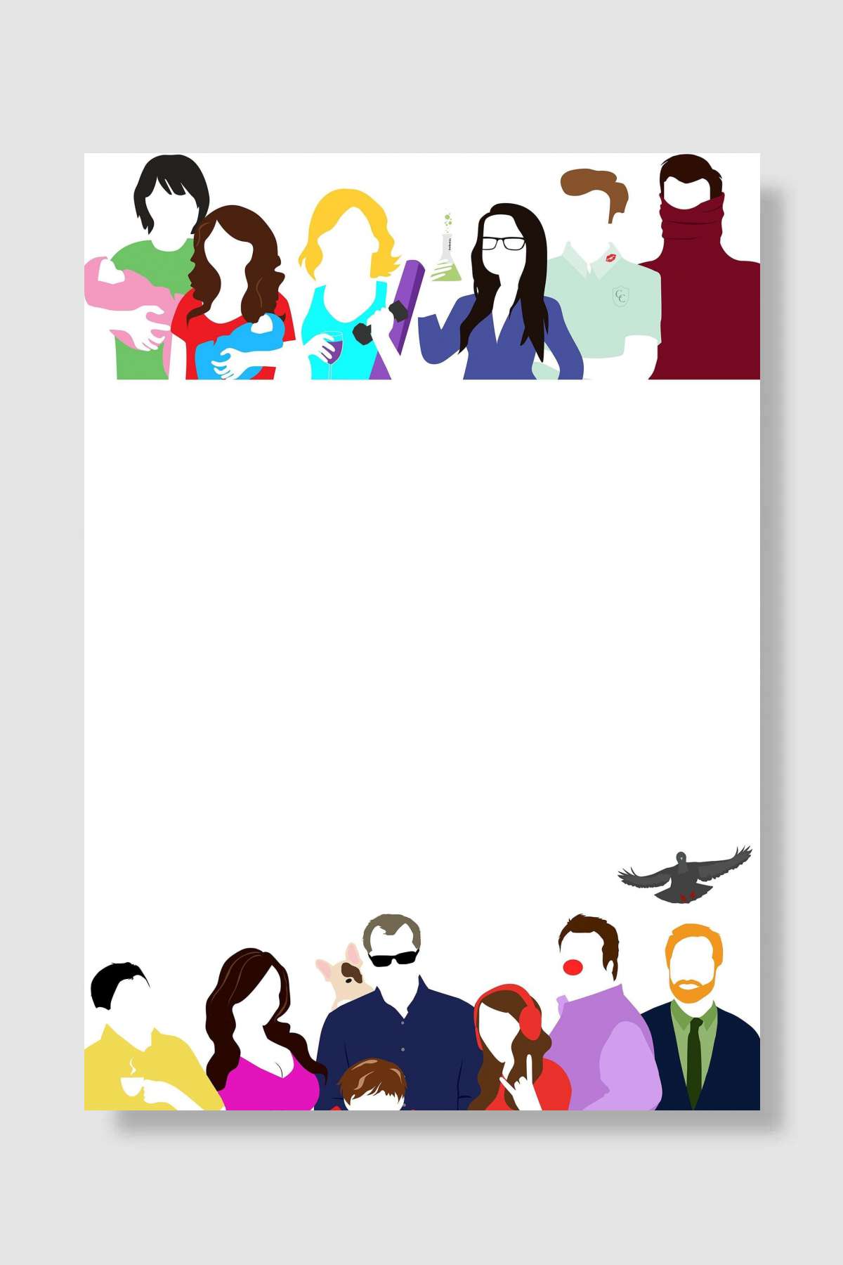 Modern Family Dizi Poster Çerçevesiz Yüksek Kalite Dizi Afiş Duvar Poster