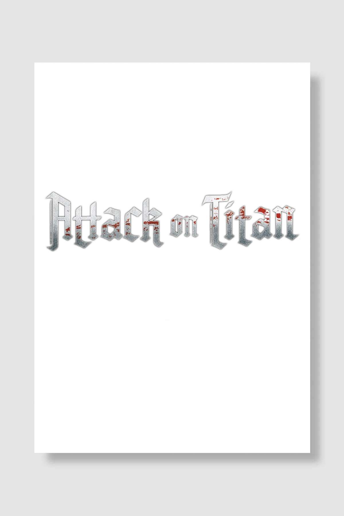 Attack on Titan - 進撃の巨人 Dizi Poster Çerçevesiz Yüksek Kalite Dizi Afiş Duvar Poster