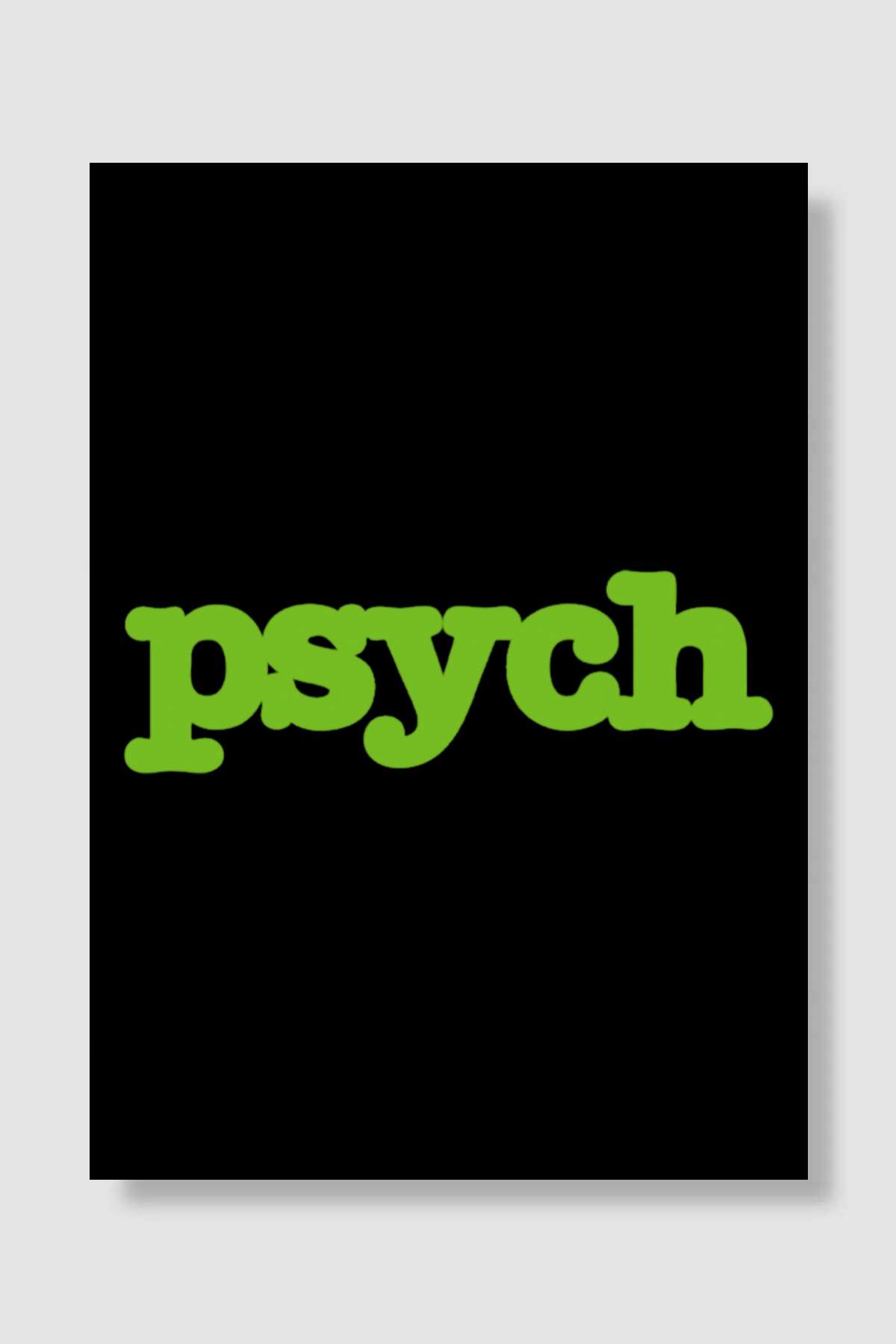 Psych Dizi Poster Çerçevesiz Yüksek Kalite Dizi Afiş Duvar Poster