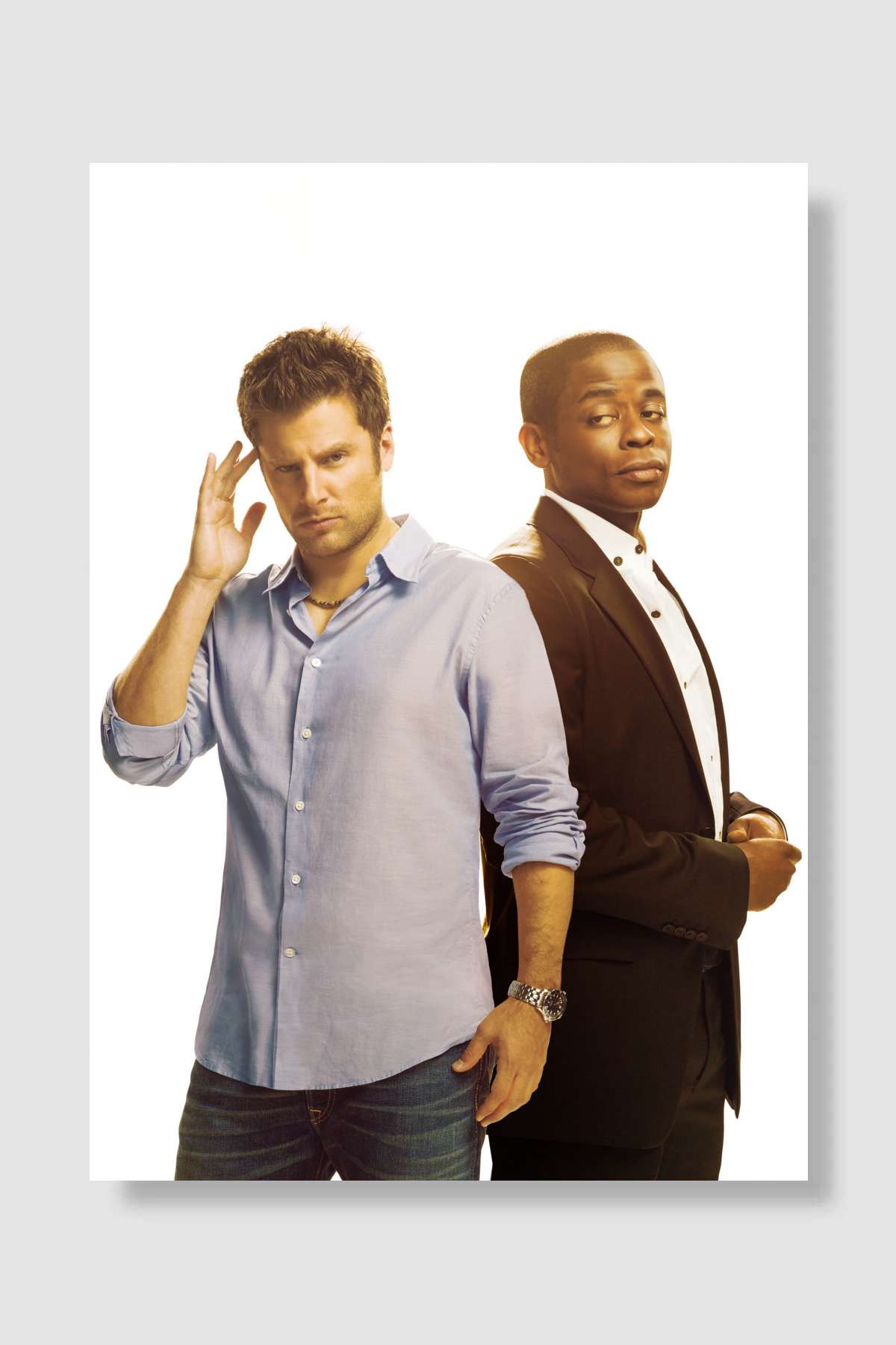 Psych Dizi Poster Çerçevesiz Yüksek Kalite Dizi Afiş Duvar Poster