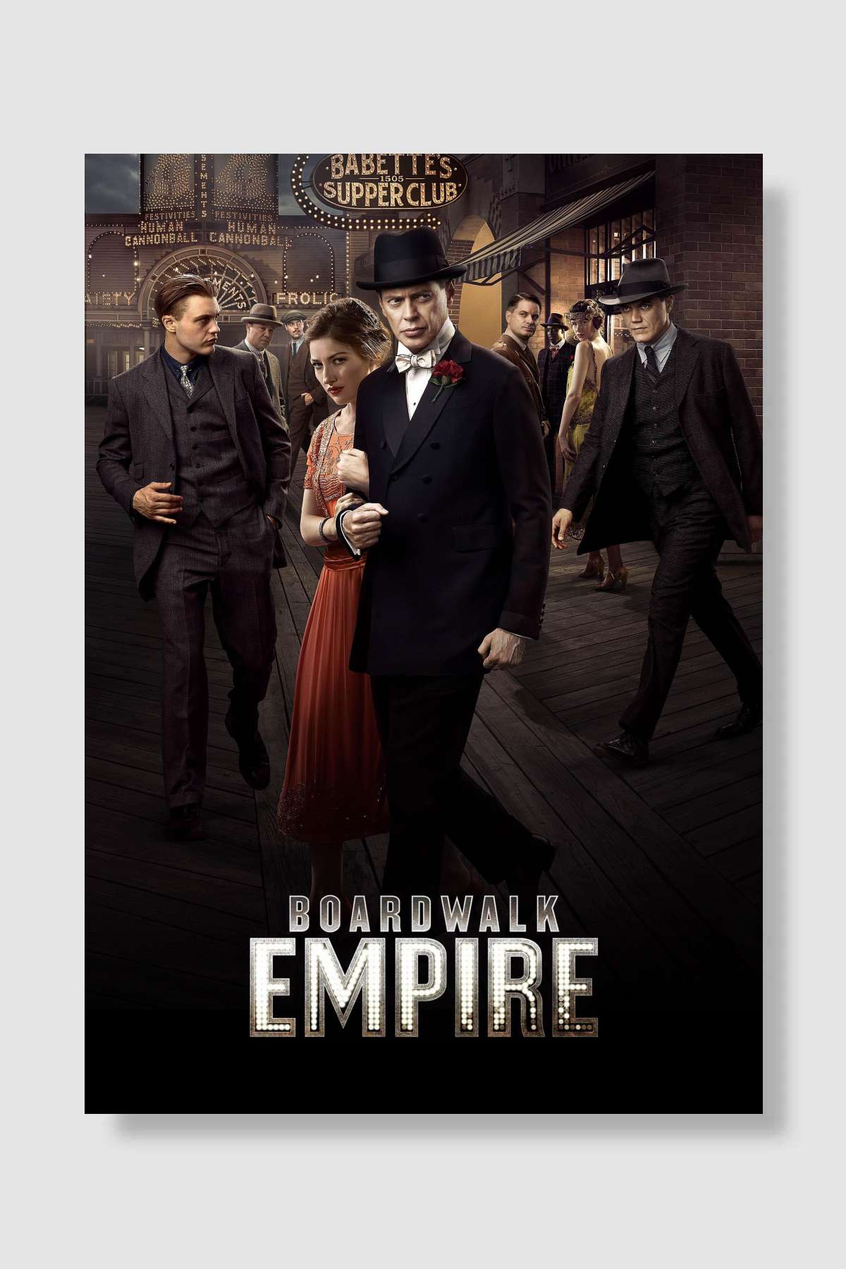 Boardwalk Empire Dizi Poster Çerçevesiz Yüksek Kalite Dizi Afiş Duvar Poster