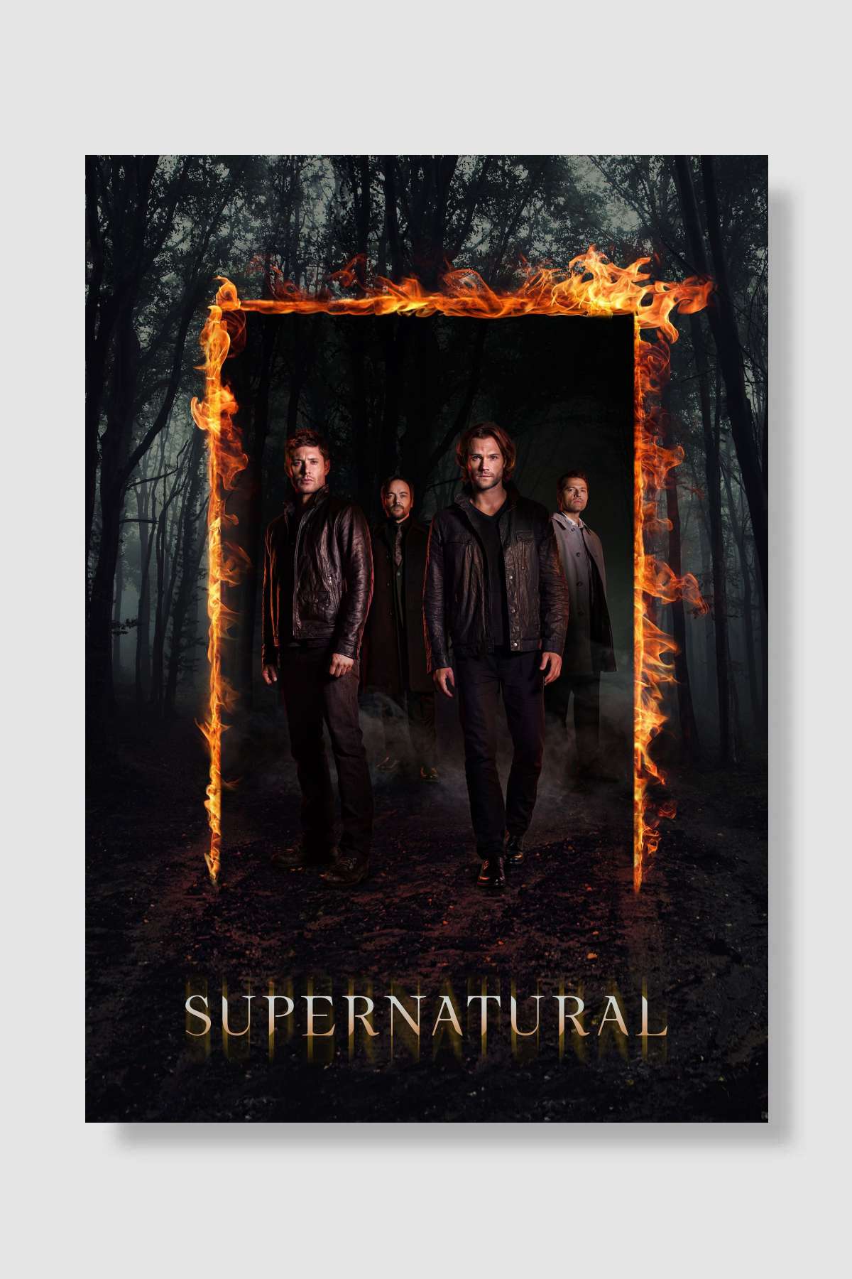 Supernatural Dizi Poster Çerçevesiz Yüksek Kalite Dizi Afiş Duvar Poster