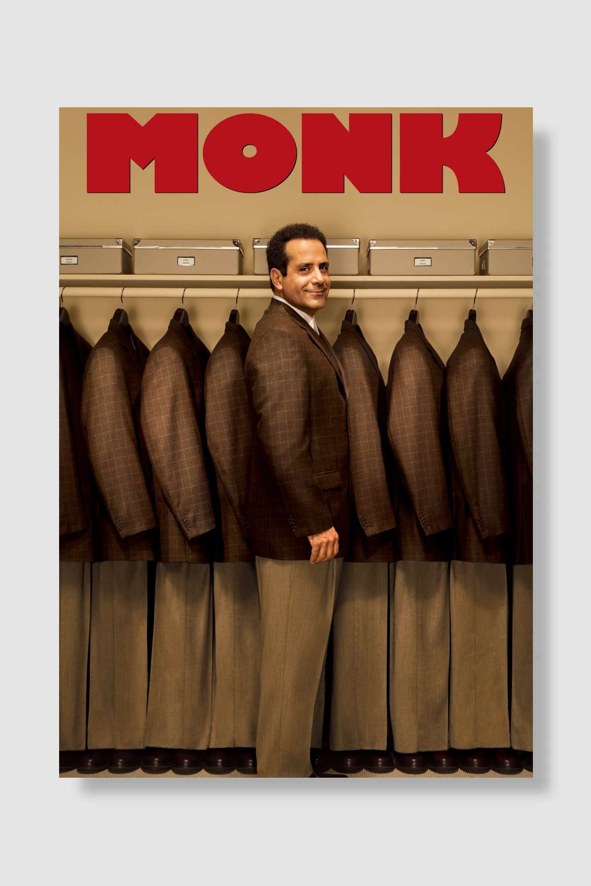 Monk Dizi Poster Çerçevesiz Yüksek Kalite Dizi Afiş Duvar Poster