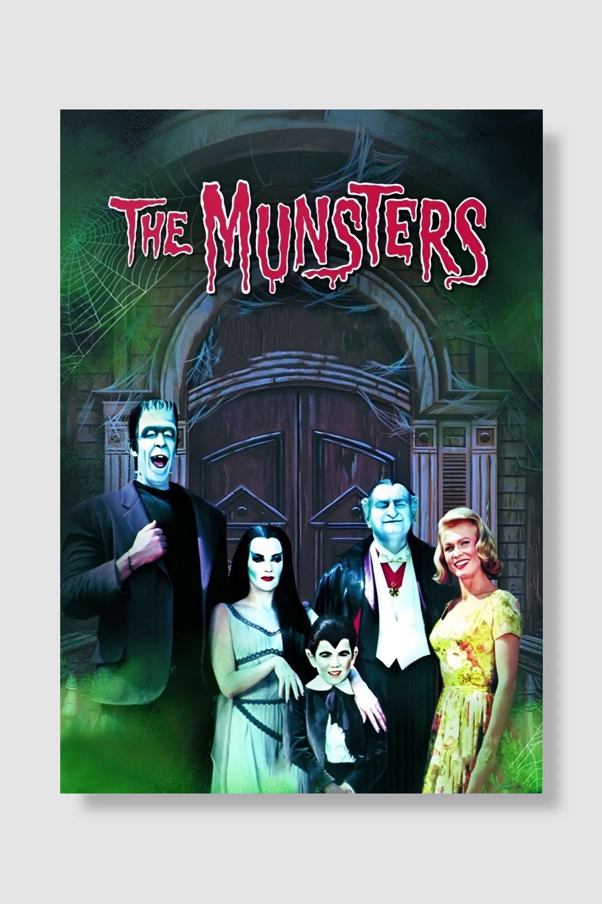 The Munsters Dizi Poster Çerçevesiz Yüksek Kalite Dizi Afiş Duvar Poster