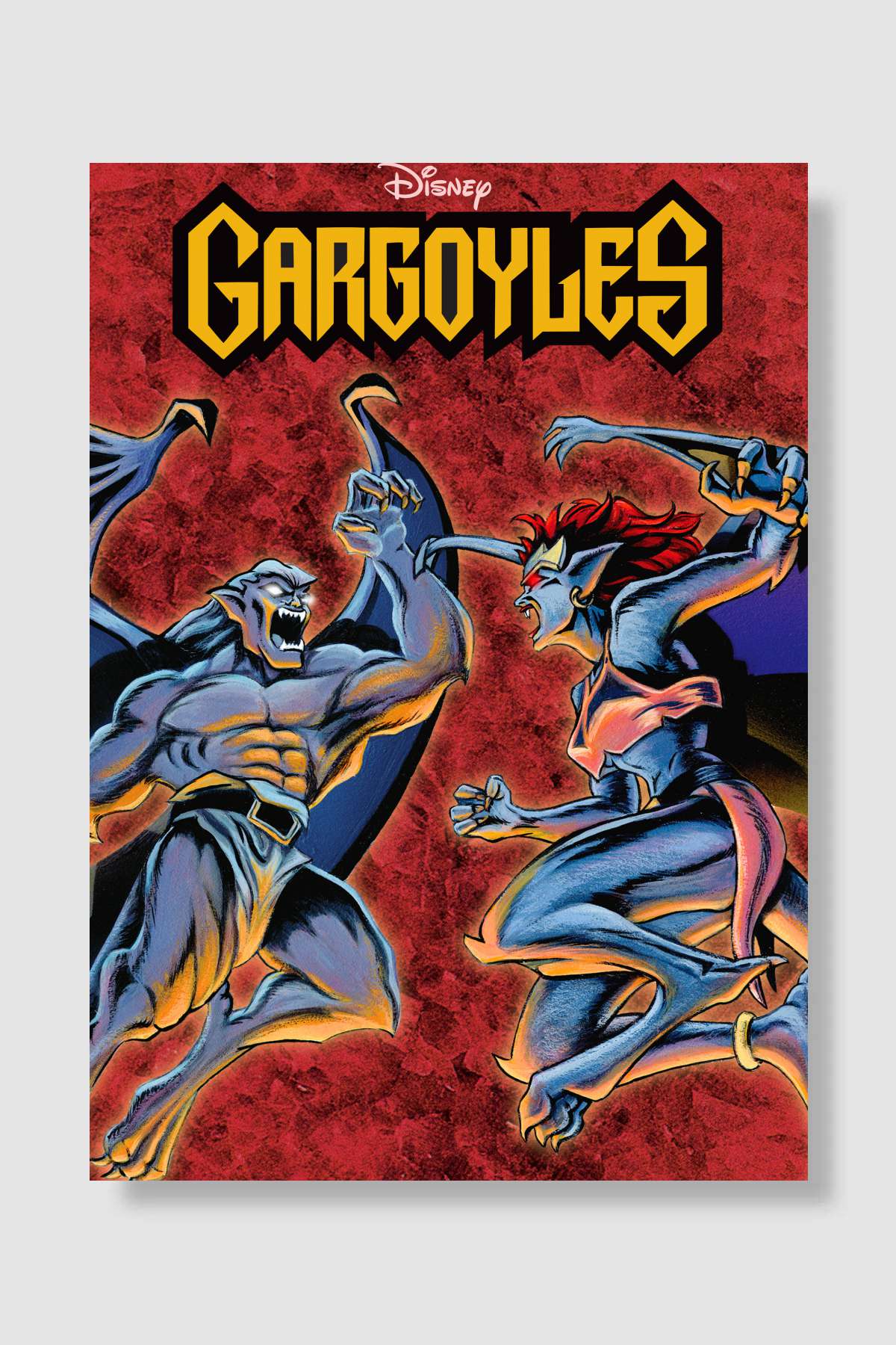 Gargoyles Dizi Poster Çerçevesiz Yüksek Kalite Dizi Afiş Duvar Poster
