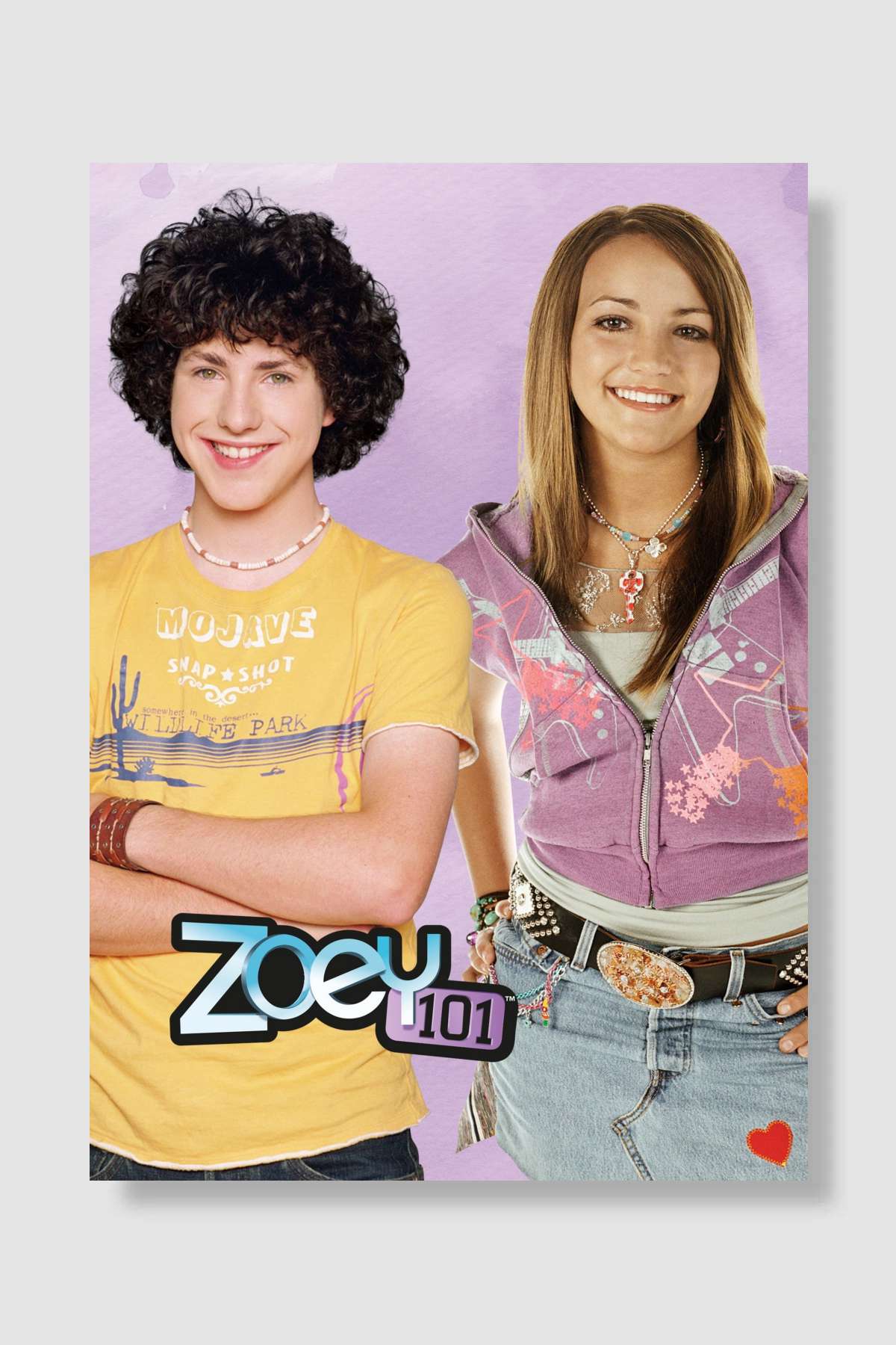 Zoey 101 Dizi Poster Çerçevesiz Yüksek Kalite Dizi Afiş Duvar Poster
