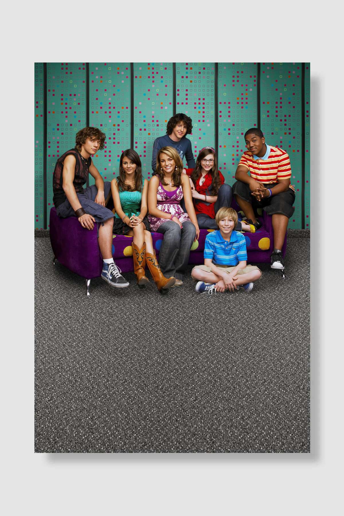 Zoey 101 Dizi Poster Çerçevesiz Yüksek Kalite Dizi Afiş Duvar Poster