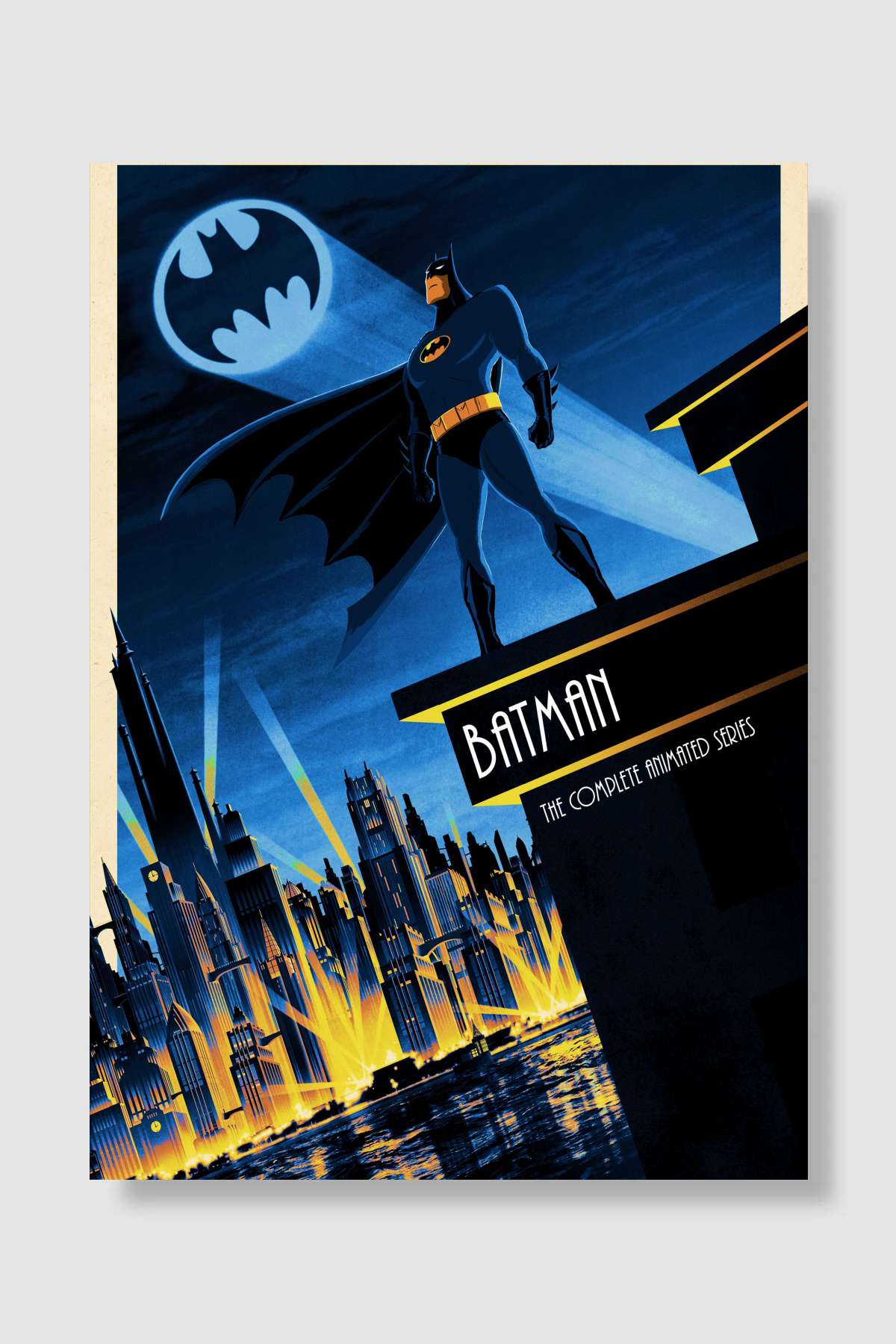 Batman: Animasyon Serisi - Batman: The Animated Series Dizi Poster Çerçevesiz Yüksek Kalite Dizi Afiş Duvar Poster