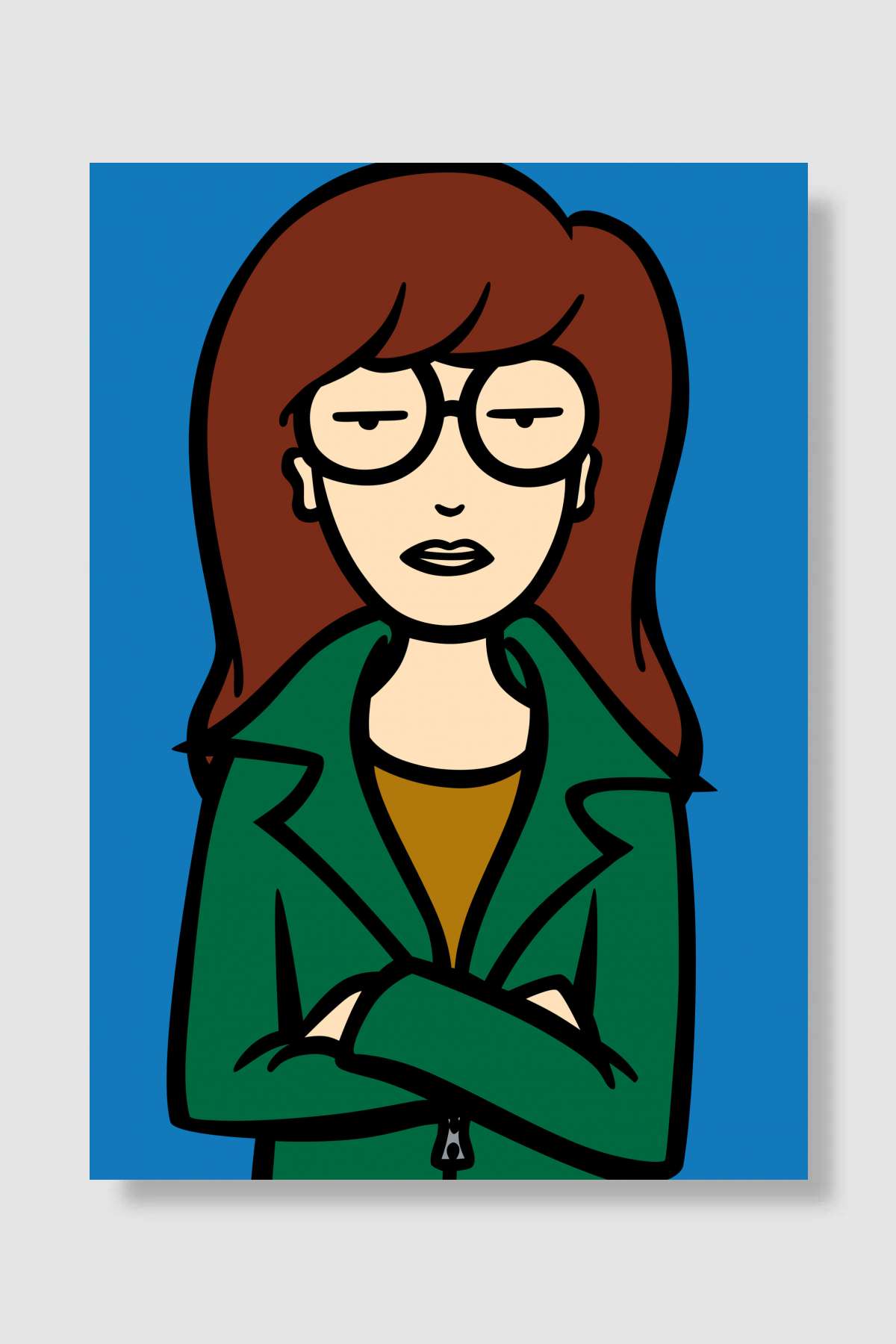 Daria Dizi Poster Çerçevesiz Yüksek Kalite Dizi Afiş Duvar Poster